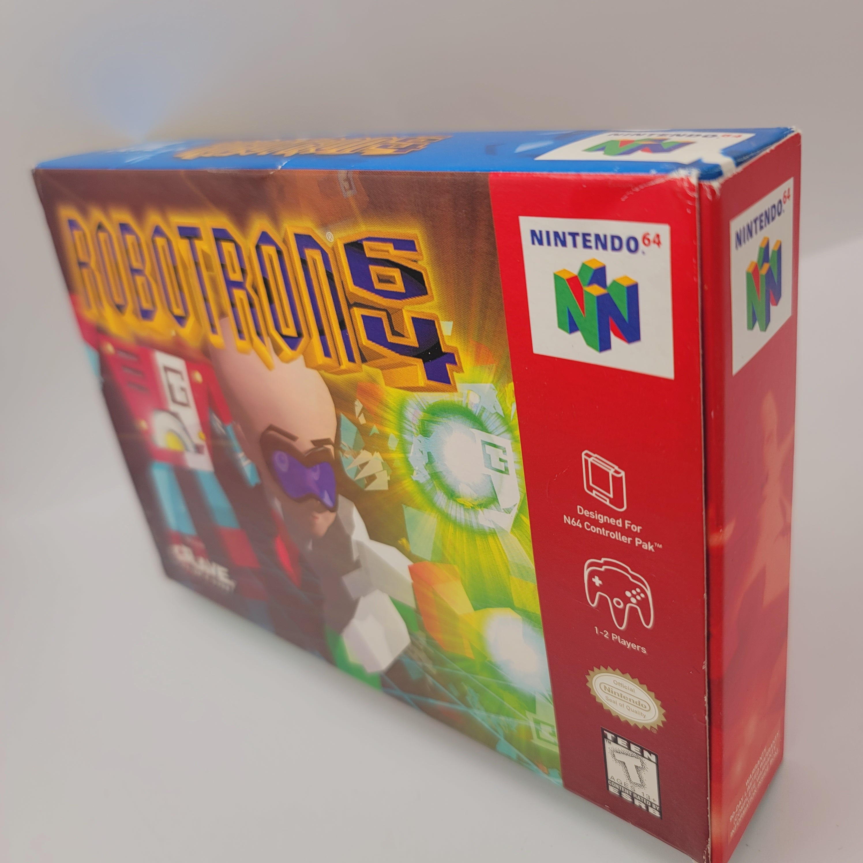 N64 - Robotron 64 (Complete in Box / A / With Manual)