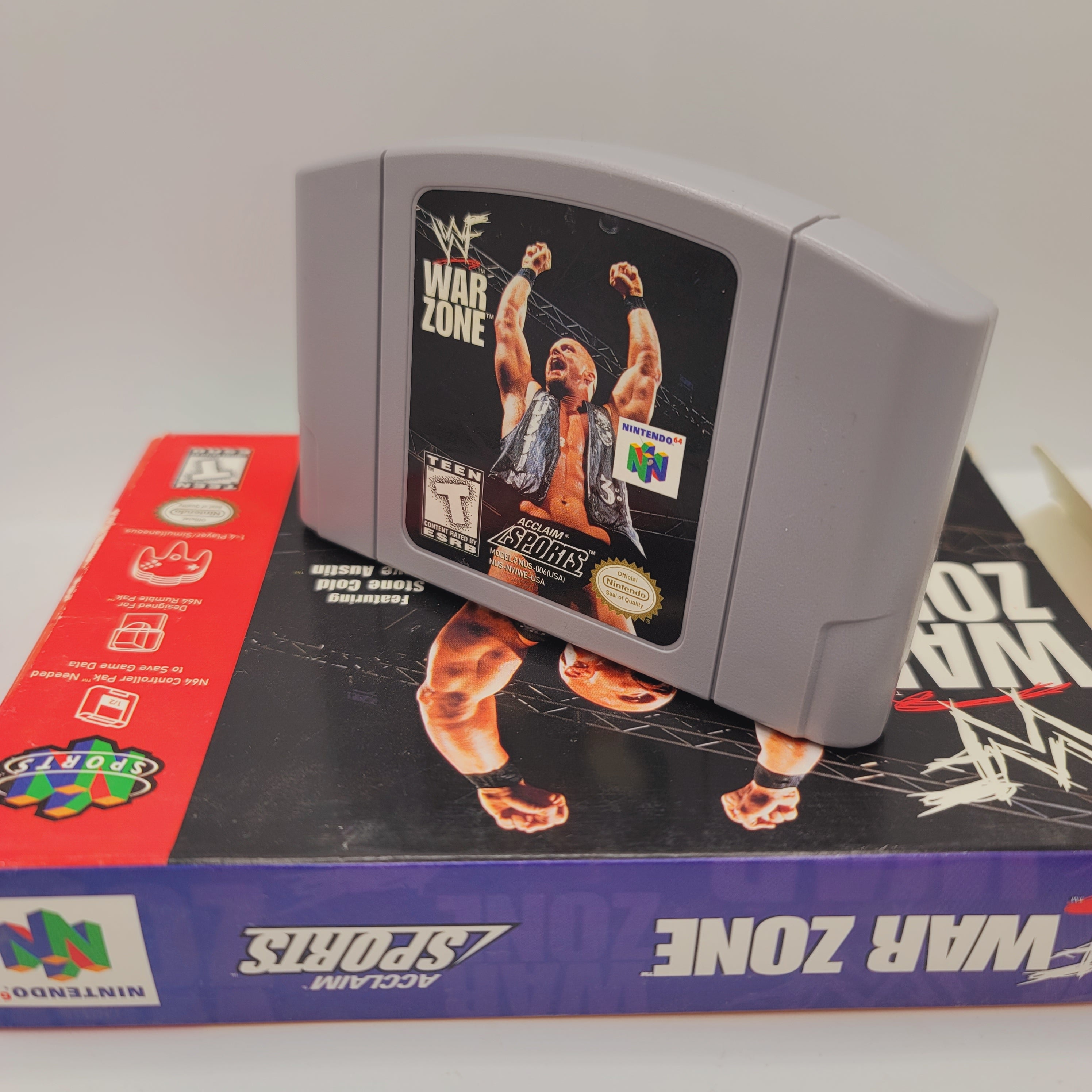 N64 - WWF War Zone (Complete in Box / A- / No Manual)