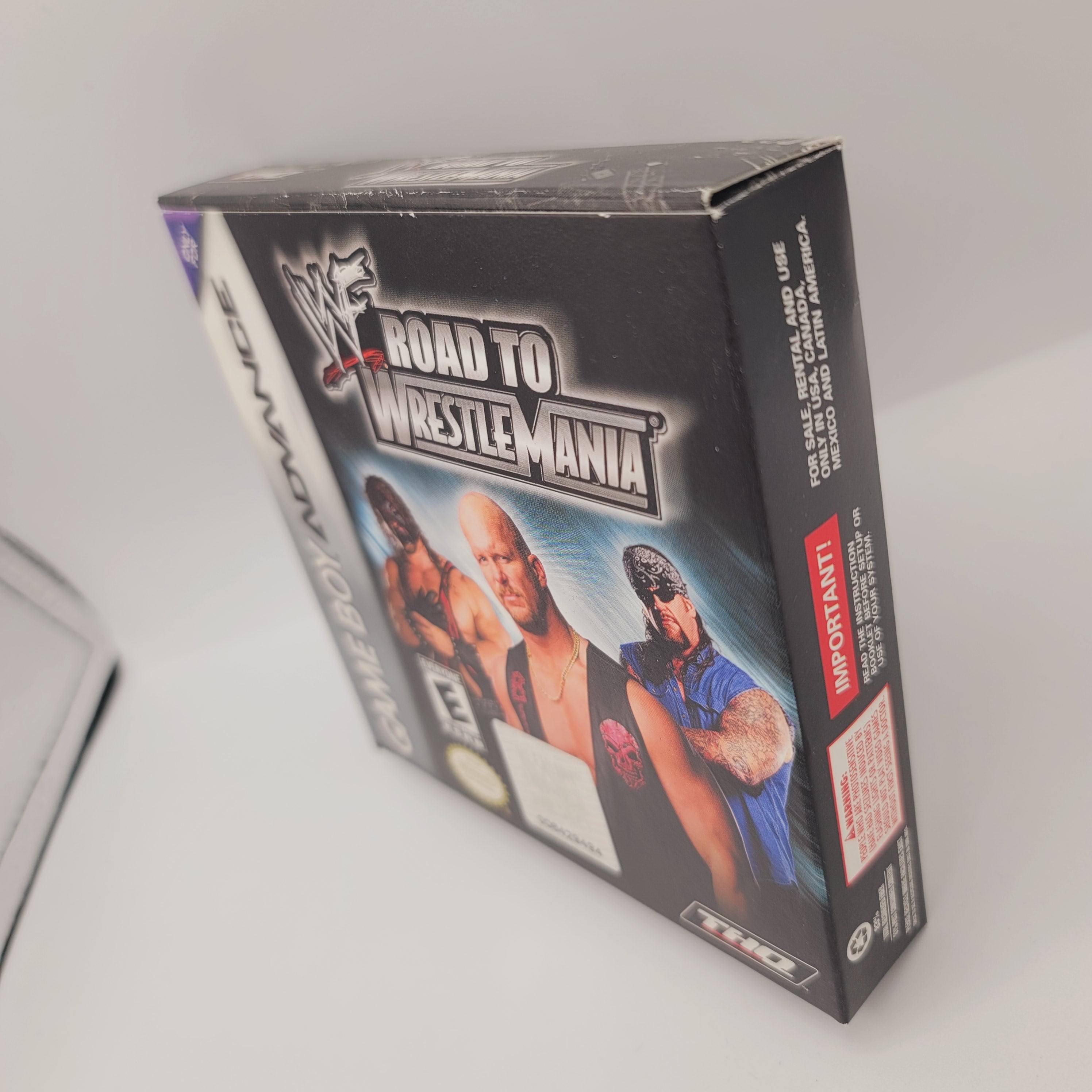 GBA - WWF Road to WrestleMania (Complete in Box / A+ / With Manual)