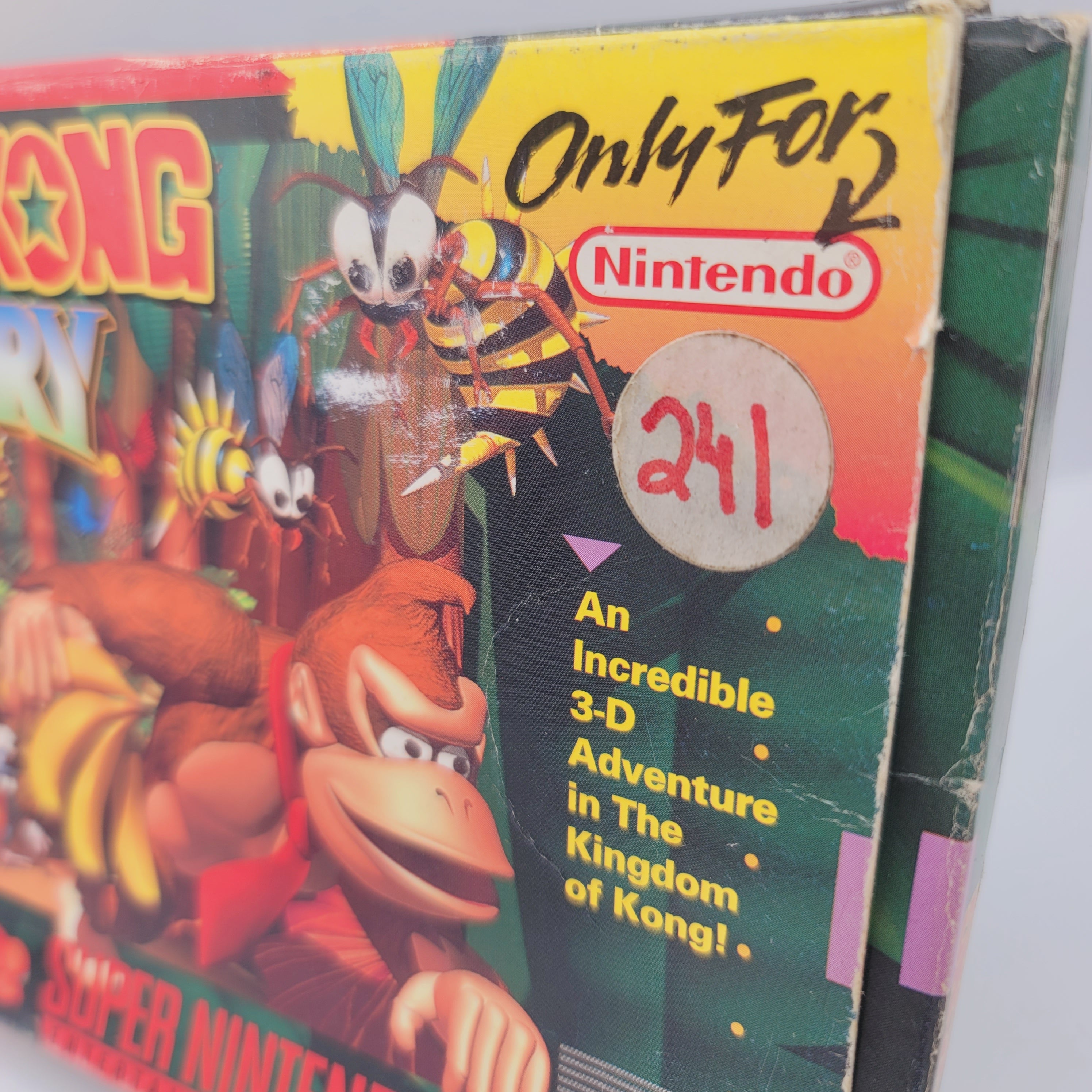 SNES - Donkey Kong Country (Complete in Box / B- / With Manual)