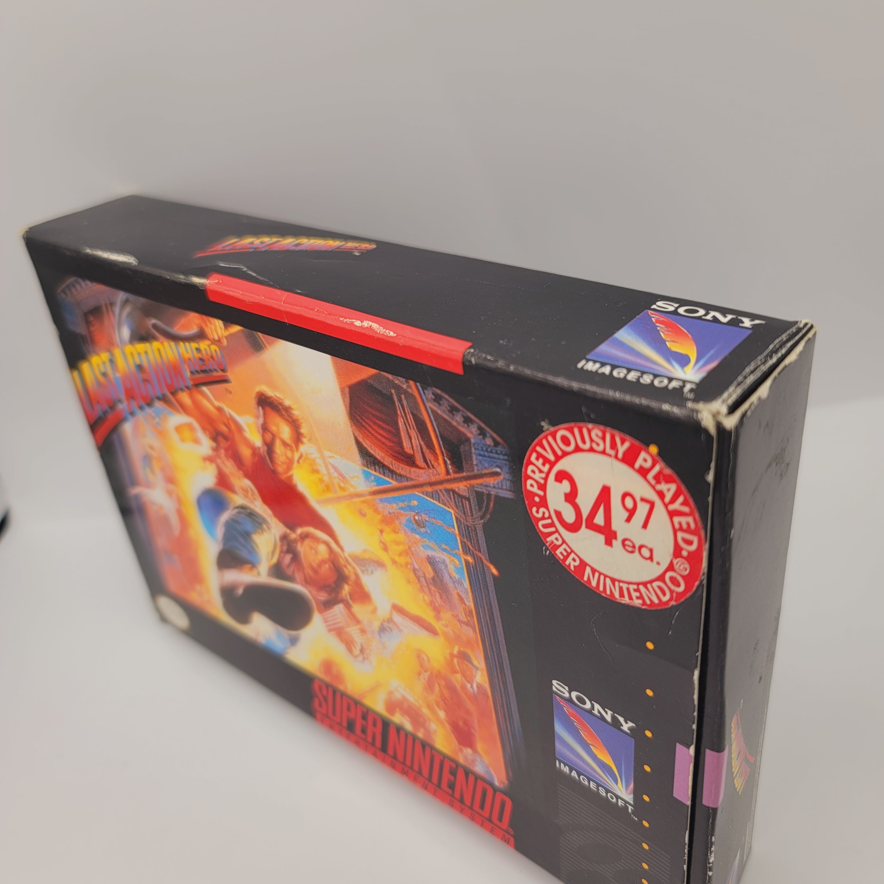 SNES - Last Action Hero (Complete in Box / B+ / With Manual)