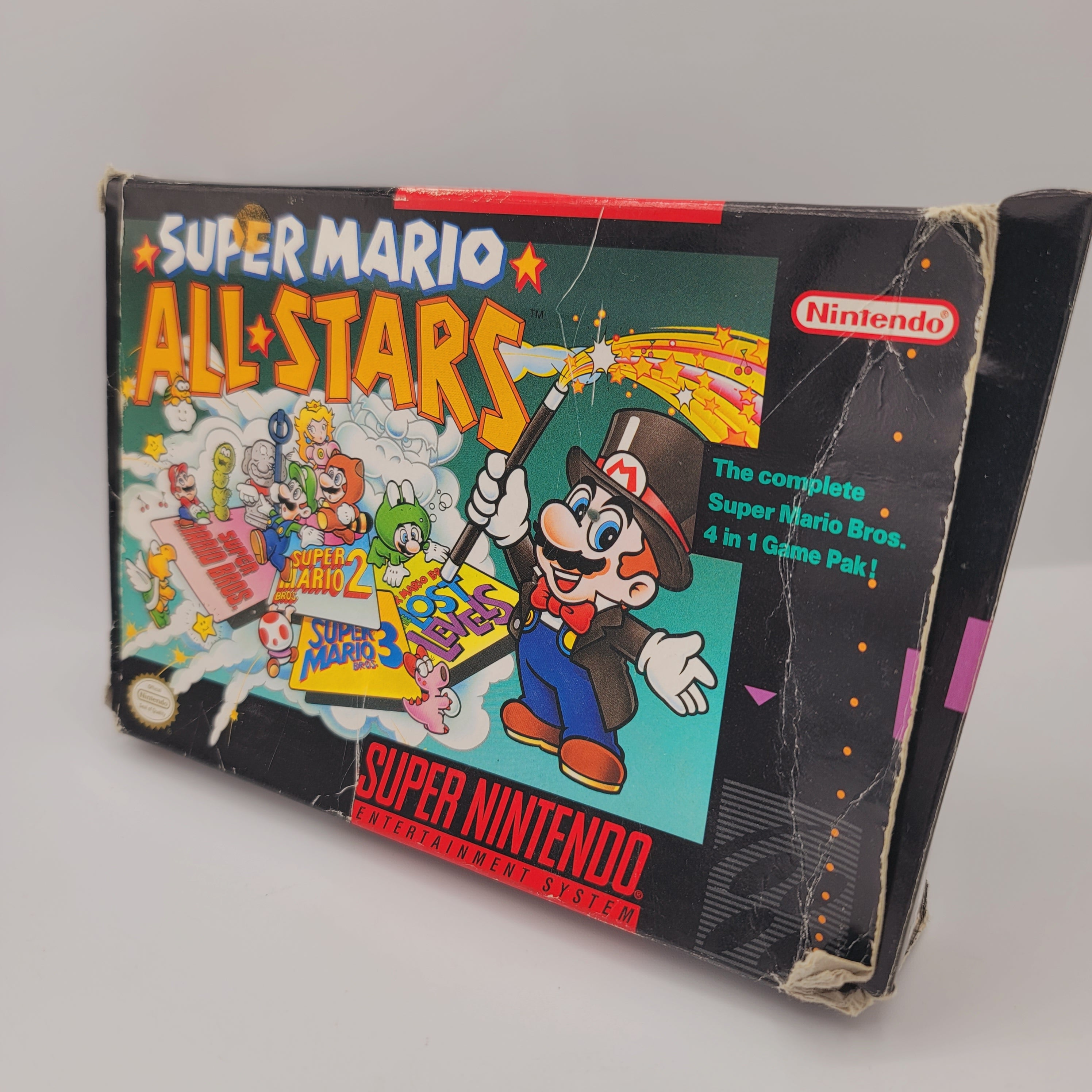 SNES - Super Mario All Stars (Complete in Box / D / With Manual)