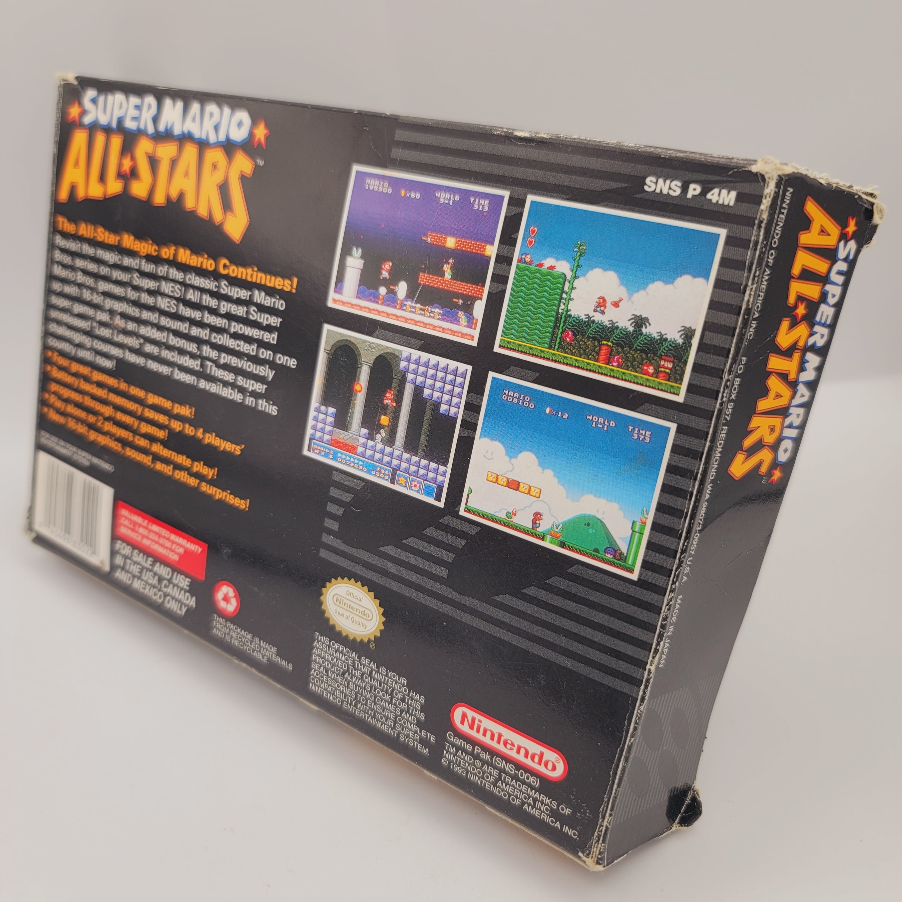 SNES - Super Mario All Stars (Complete in Box / D / With Manual)