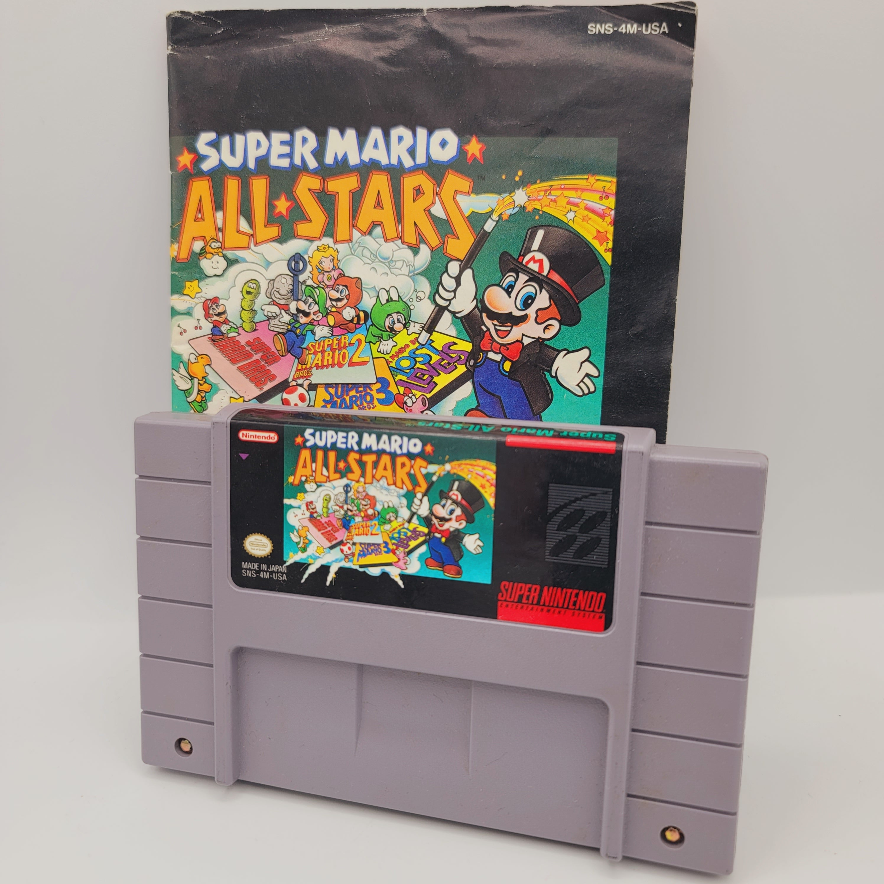 SNES - Super Mario All Stars (Complete in Box / D / With Manual)