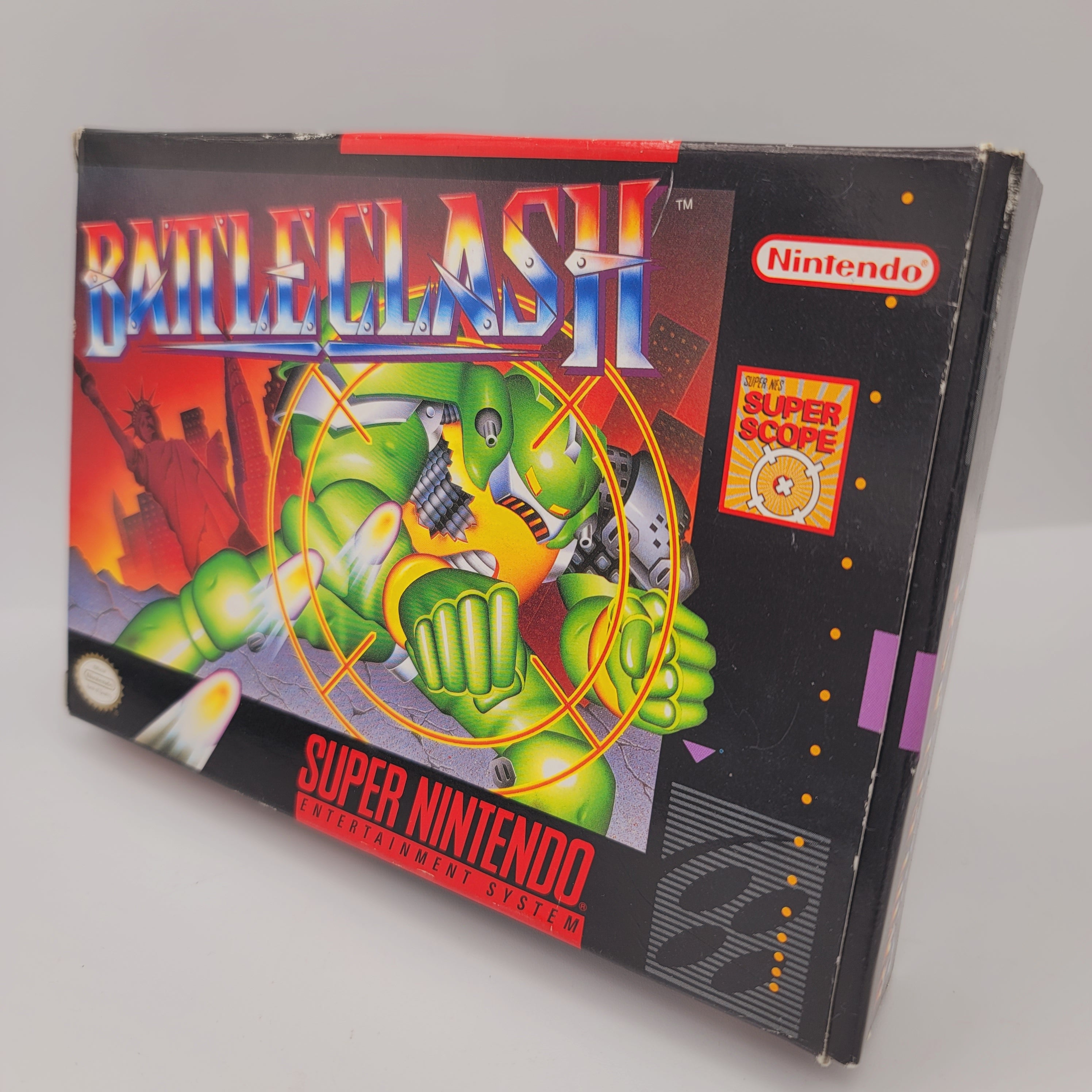 SNES - Battle Clash (Complete in Box / A / With Manual)