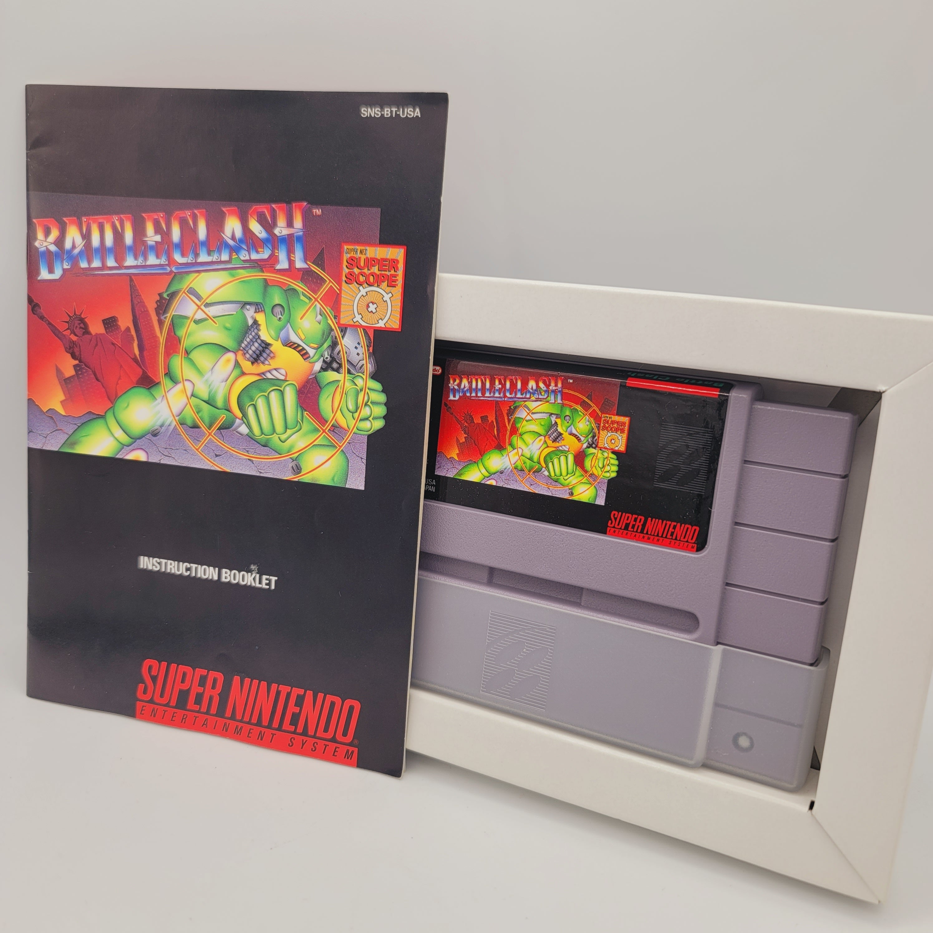 SNES - Battle Clash (Complete in Box / A / With Manual)