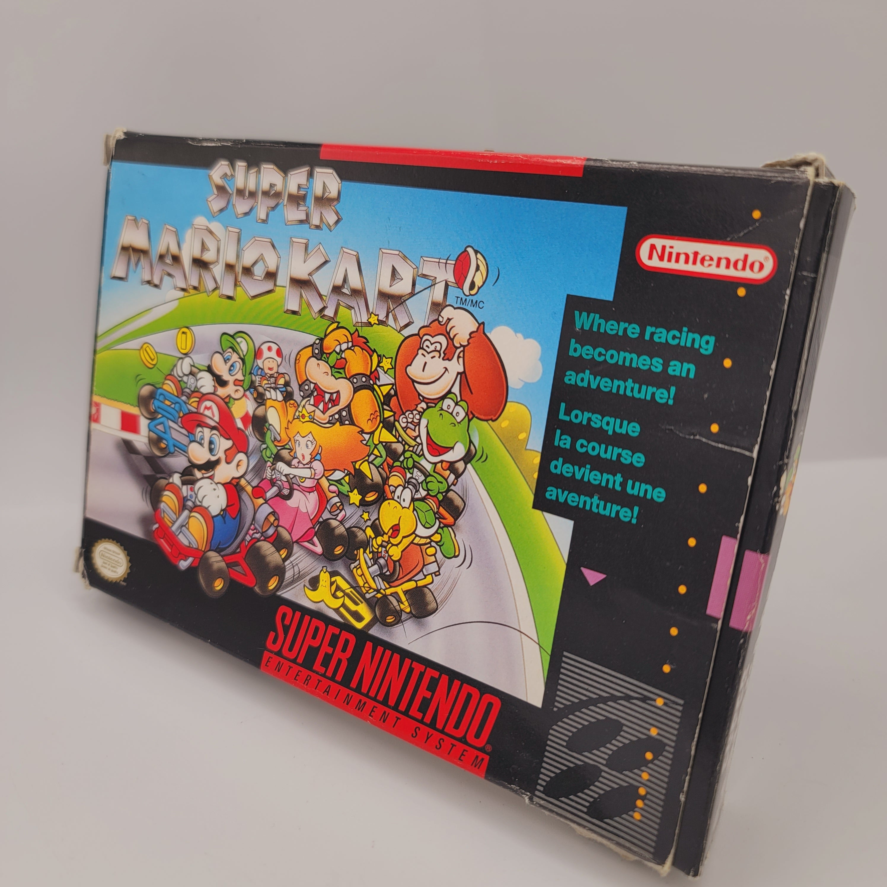 SNES - Super Mario Kart (Complete in Box / D / With Manual)
