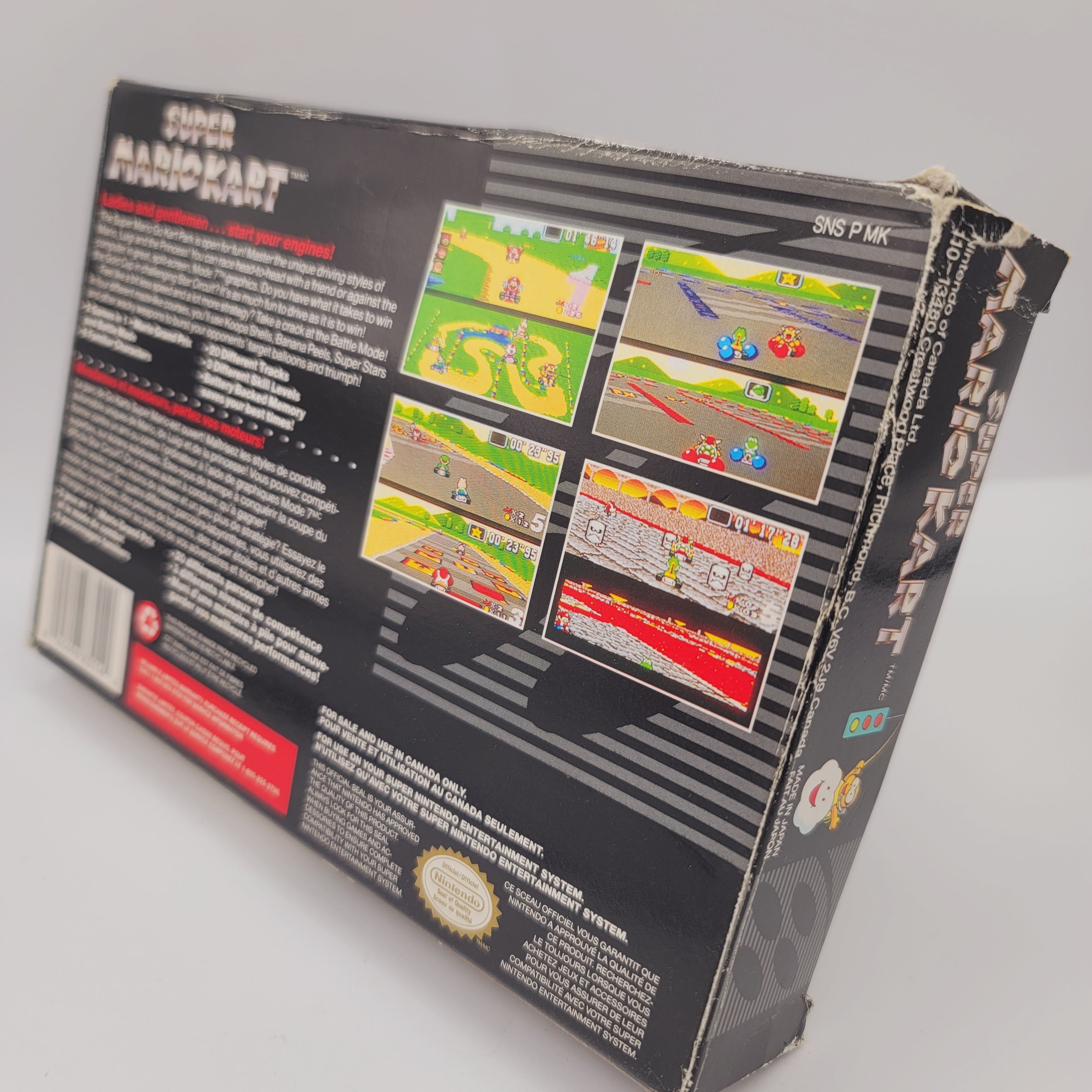 SNES - Super Mario Kart (Complete in Box / D / With Manual)