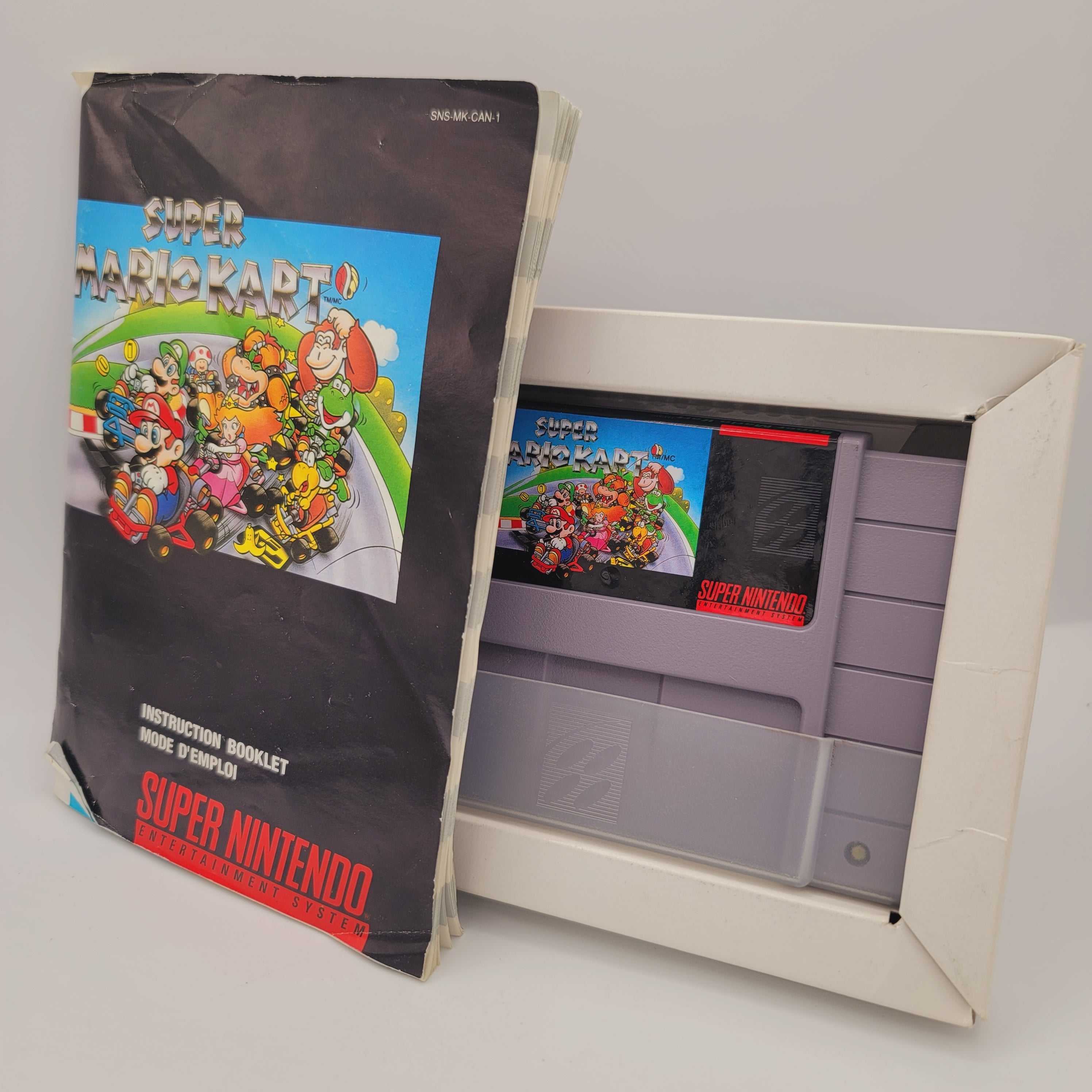 SNES - Super Mario Kart (Complete in Box / D / With Manual)
