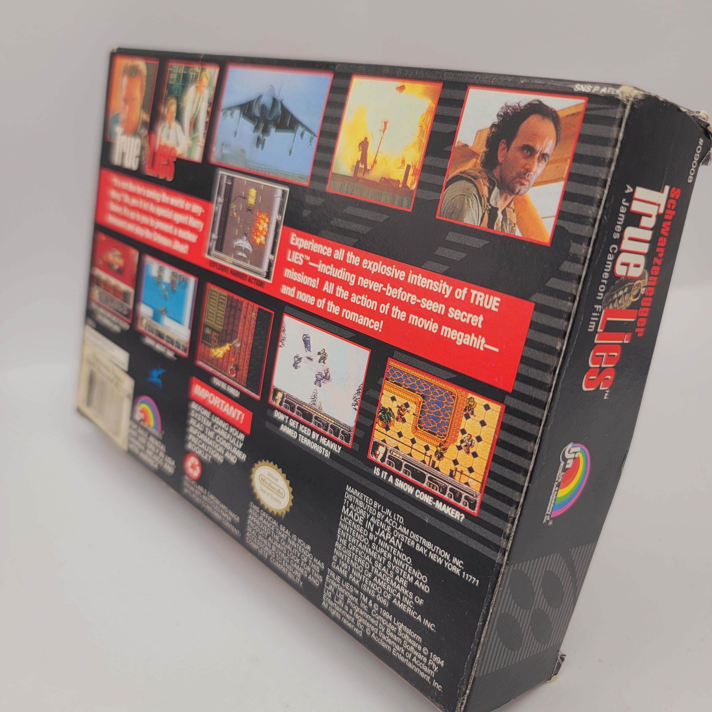 SNES - True Lies (Complete in Box / A- / With Manual)
