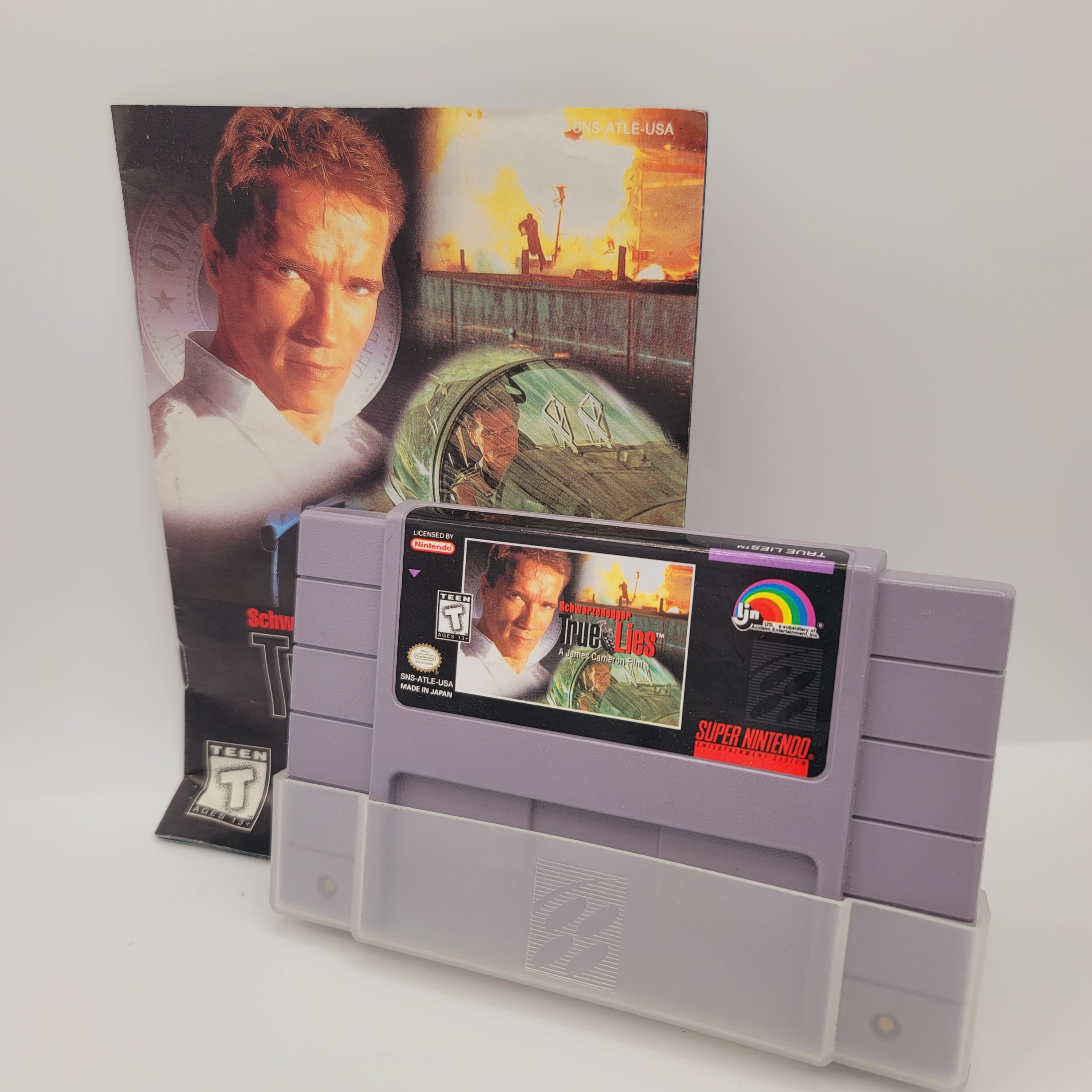 SNES - True Lies (Complete in Box / A- / With Manual)