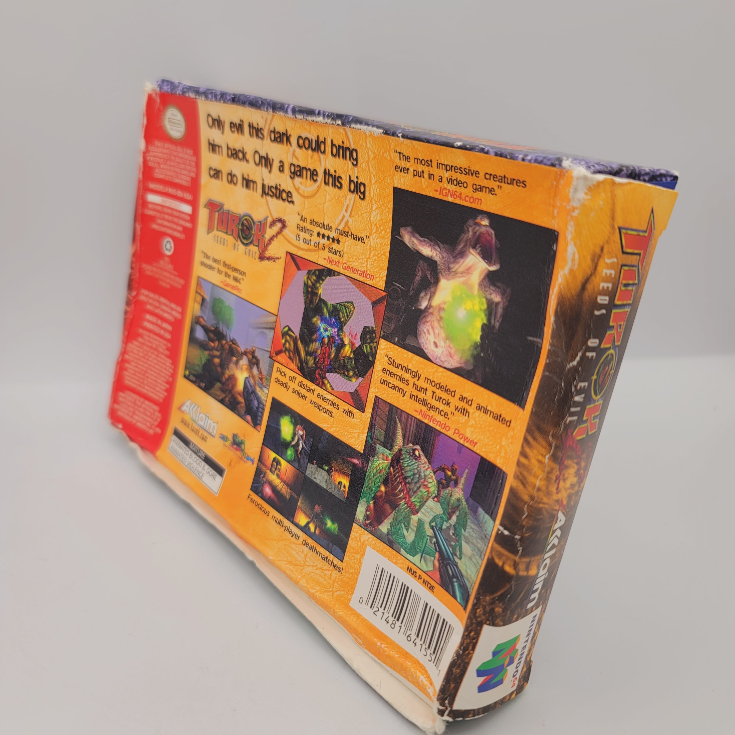 N64 - Turok 2 Seeds of Evil (Complete in Box / D / With Manual)