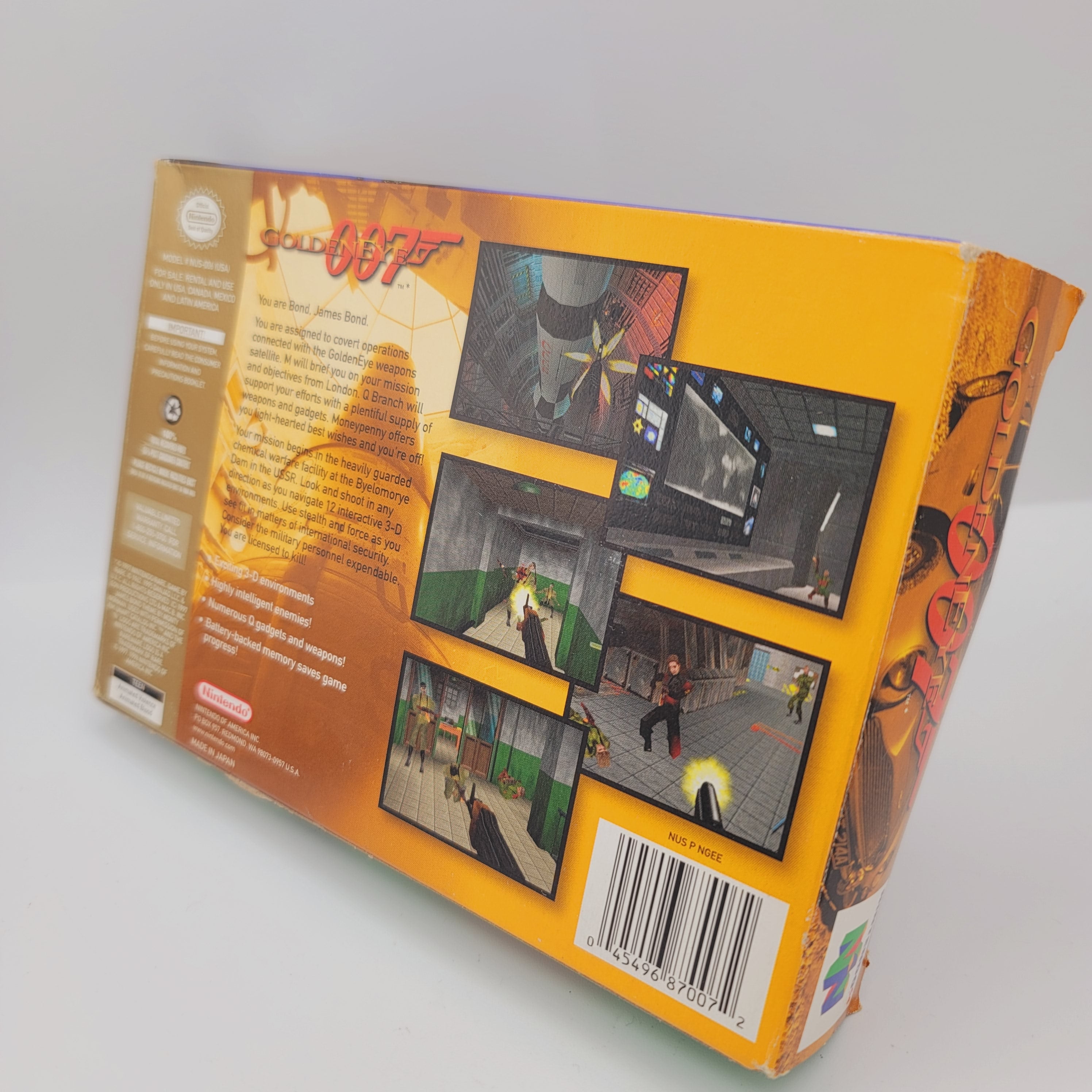 N64 - GoldenEye 007 (Complete in Box / Player's Choice / D / With Manual)