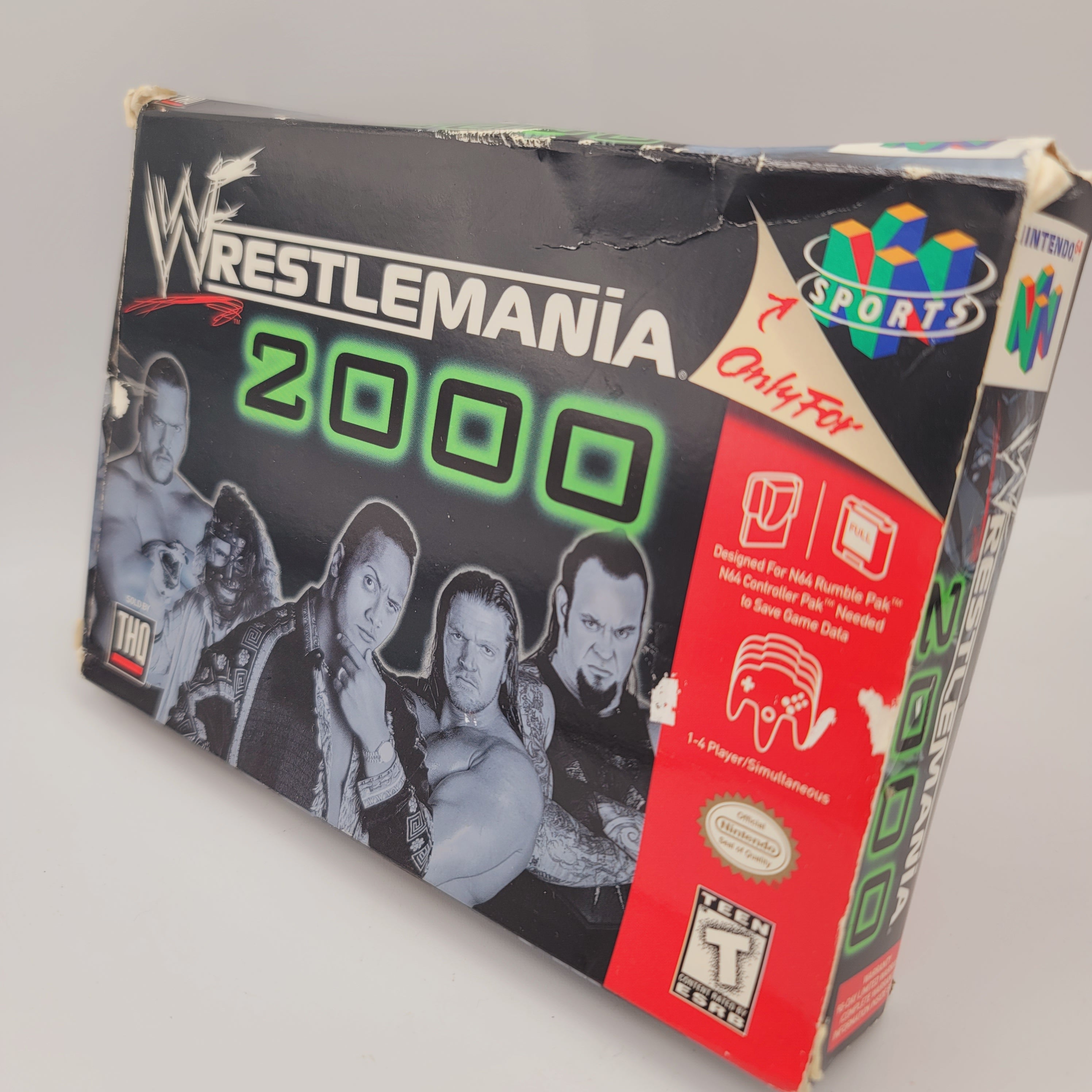 N64 - WWF WrestleMania 2000 (Complete in Box / C / With Manual)