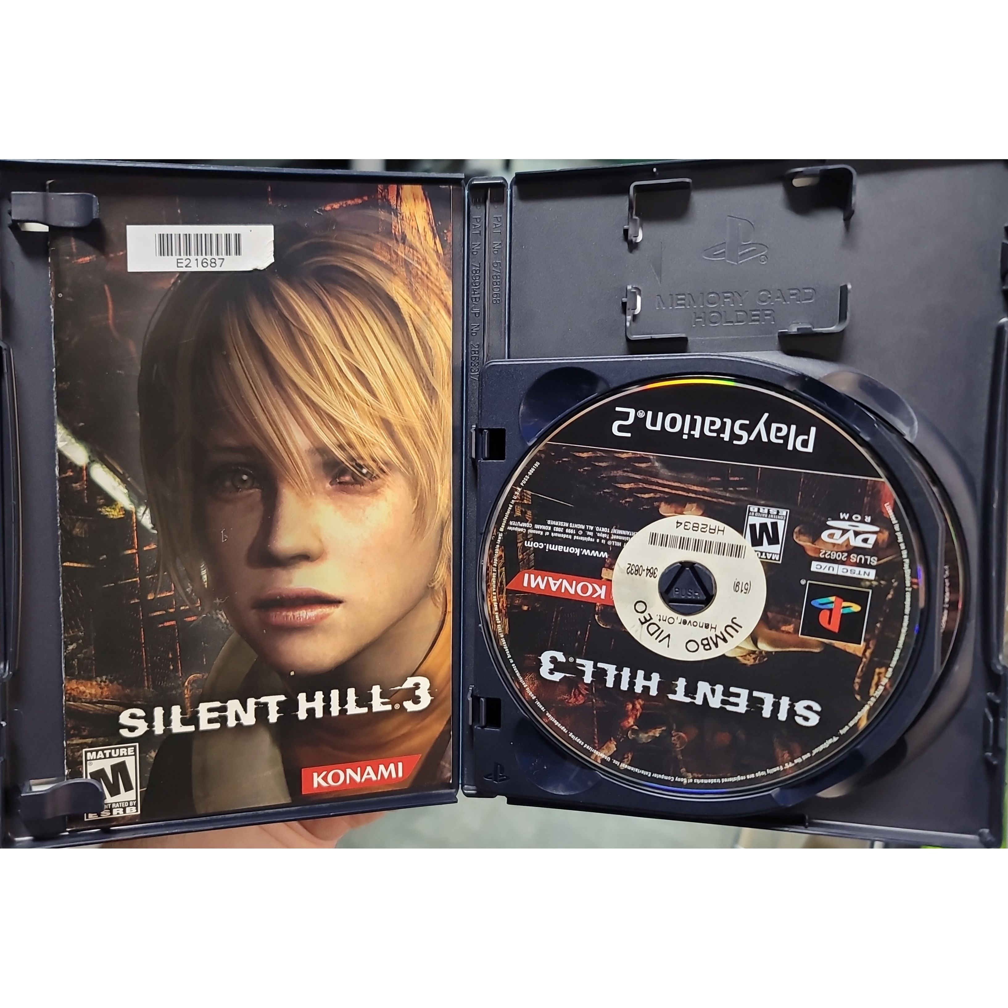 PS2 - Silent Hill 3 (Rental Stickers)