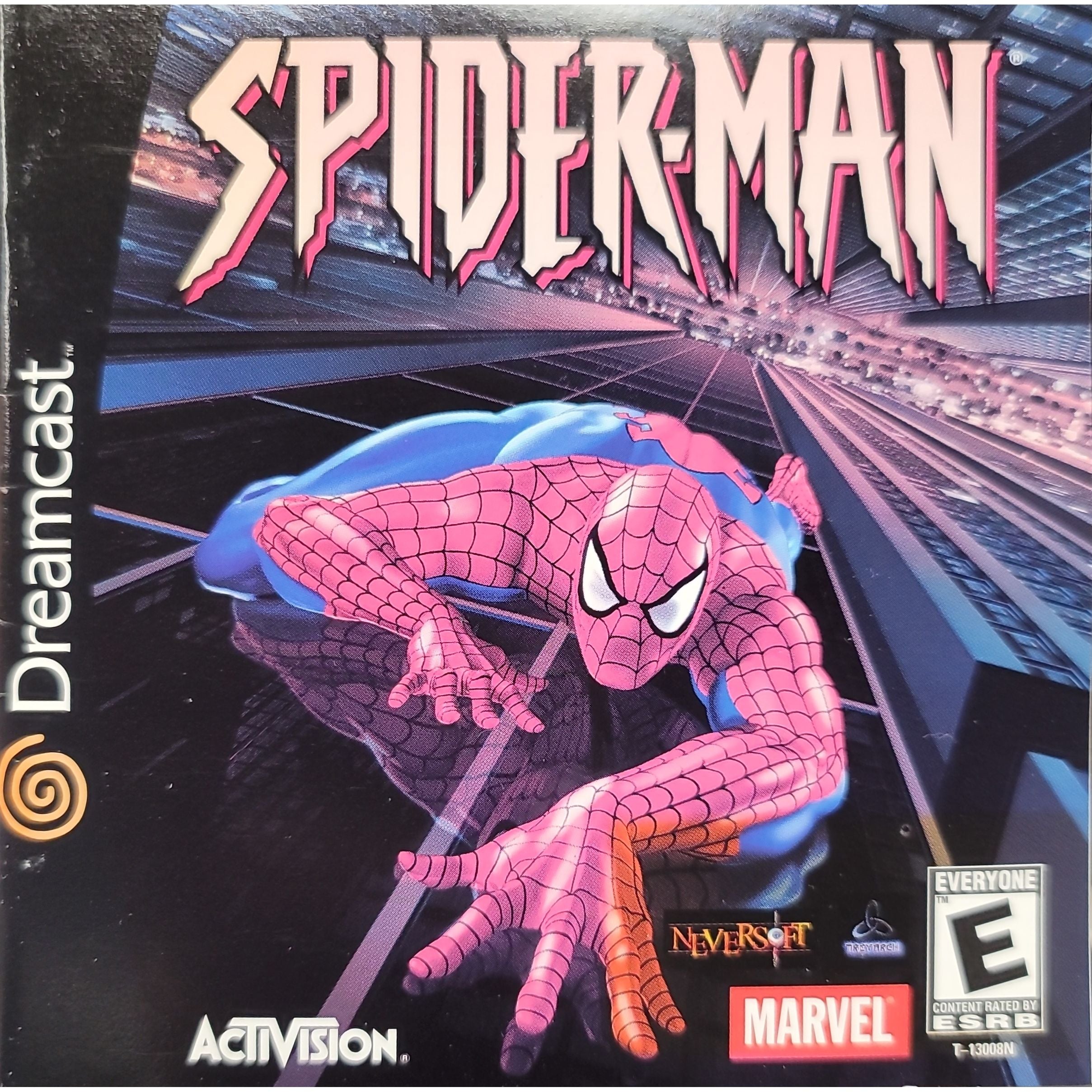 Dreamcast - Spider-Man (Minor Sunfaded Manual)