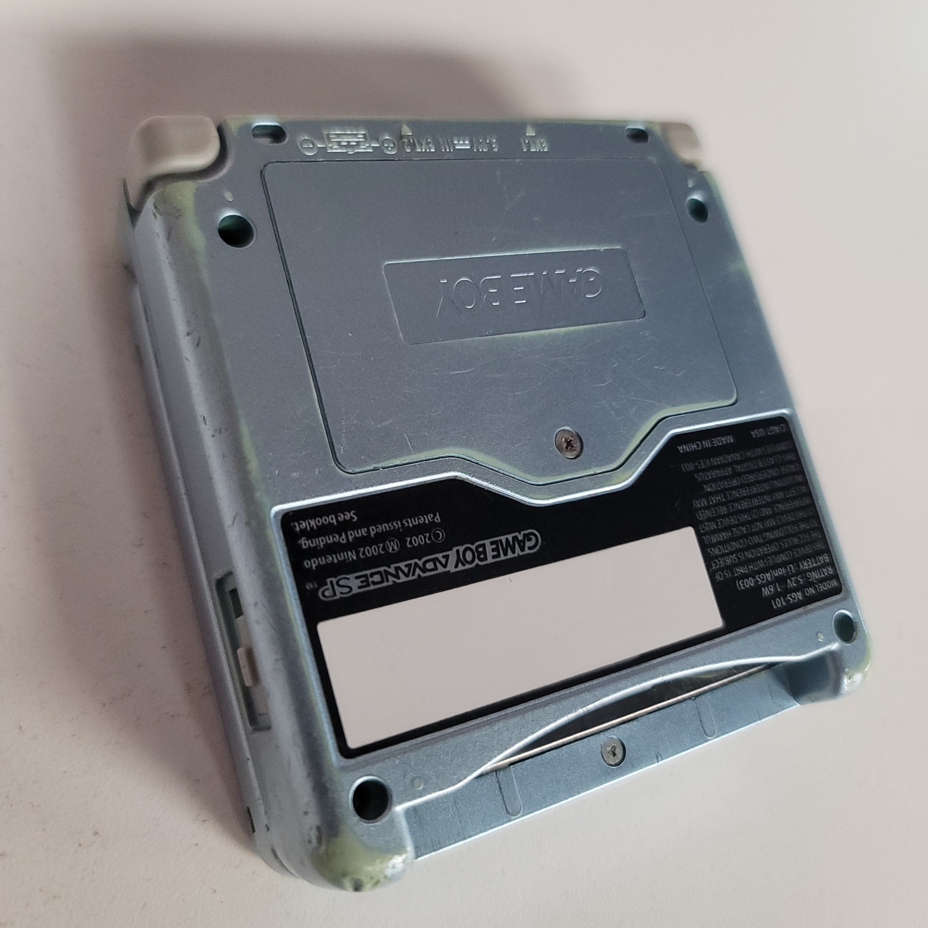 Game Boy Advance SP System (Back Lit / Pearl Blue / Reduced)