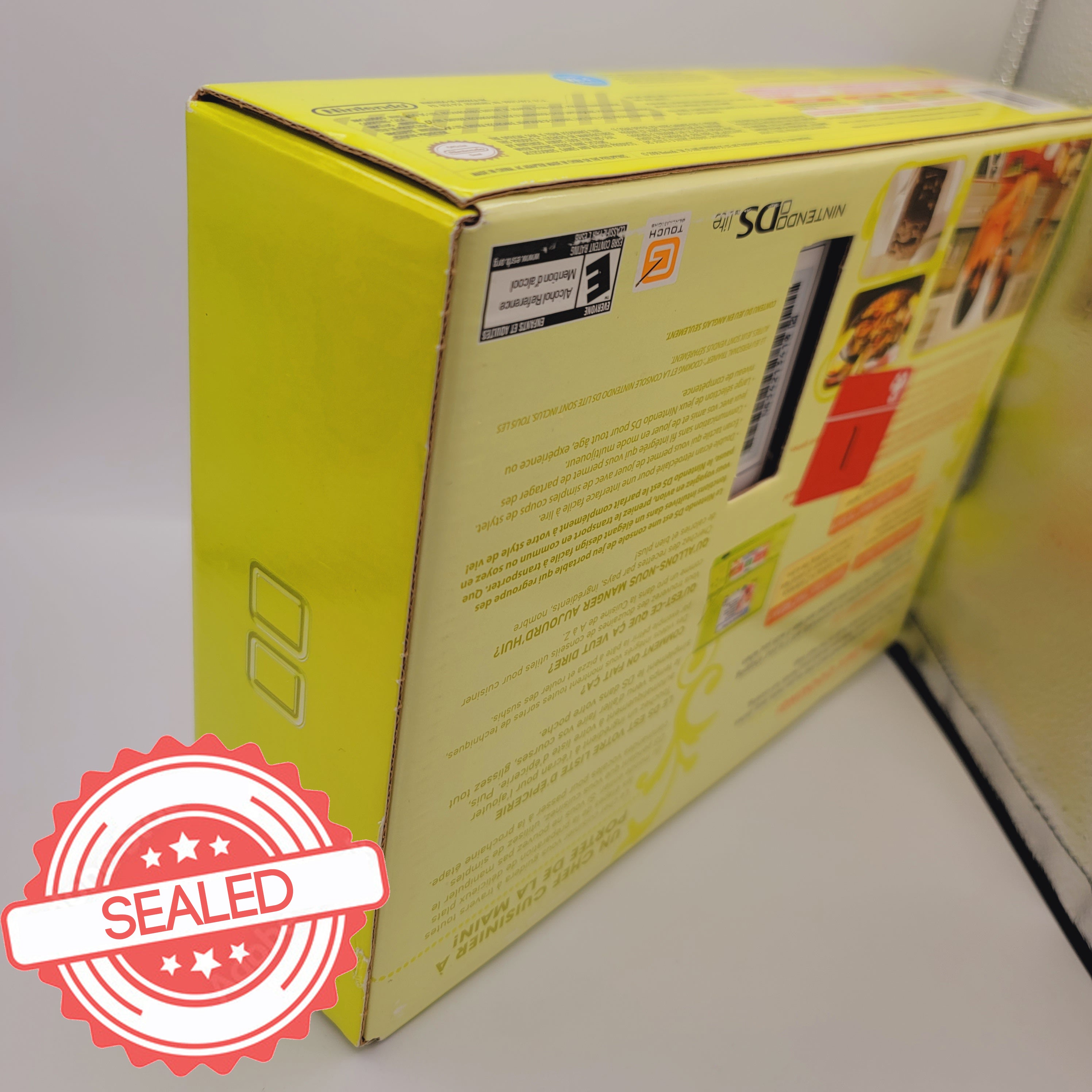 DS Lite System Special Edition Personal Trainer Cooking Green Sealed Box