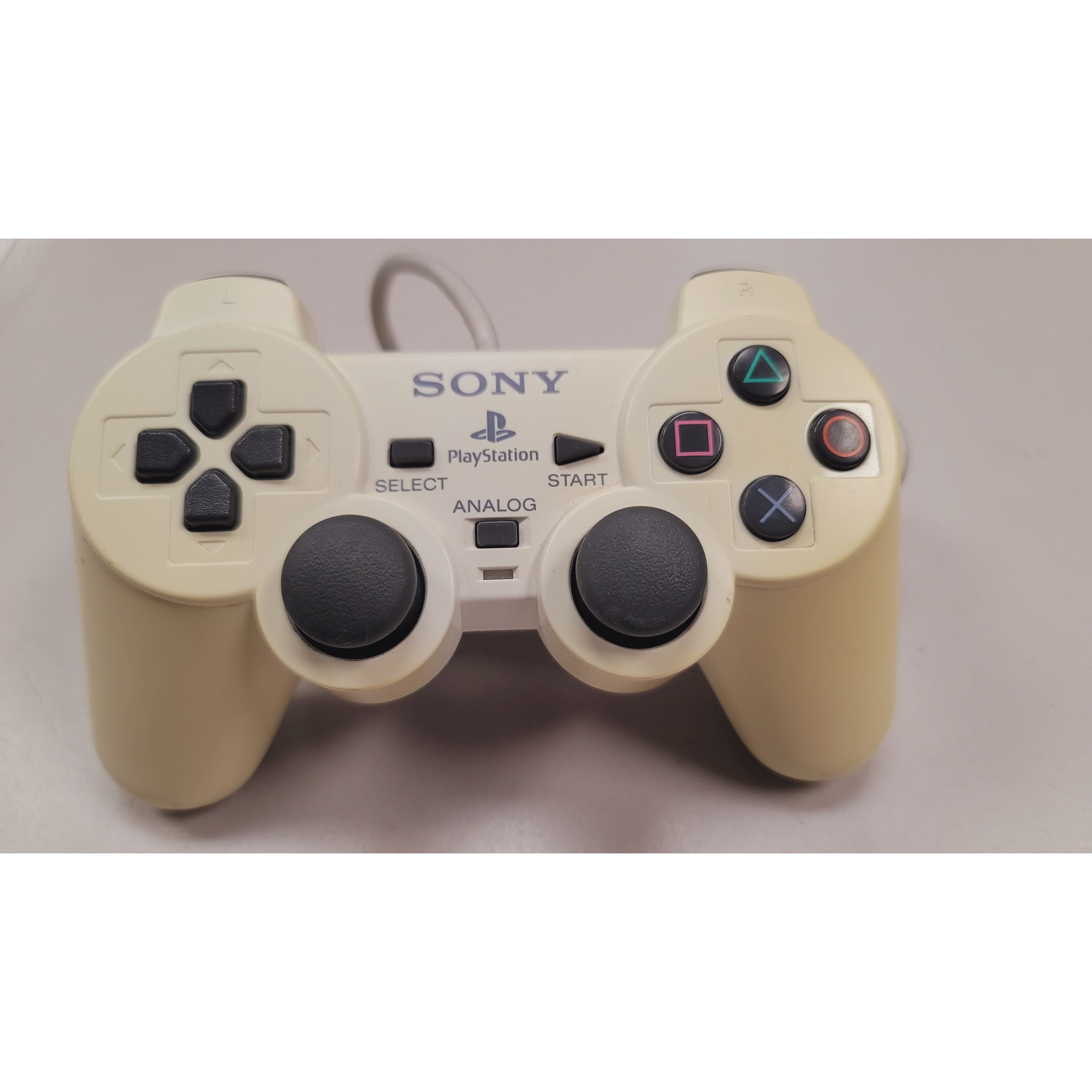 Sony Branded PlayStation 2 DualShock Controller (White / Sunfaded)