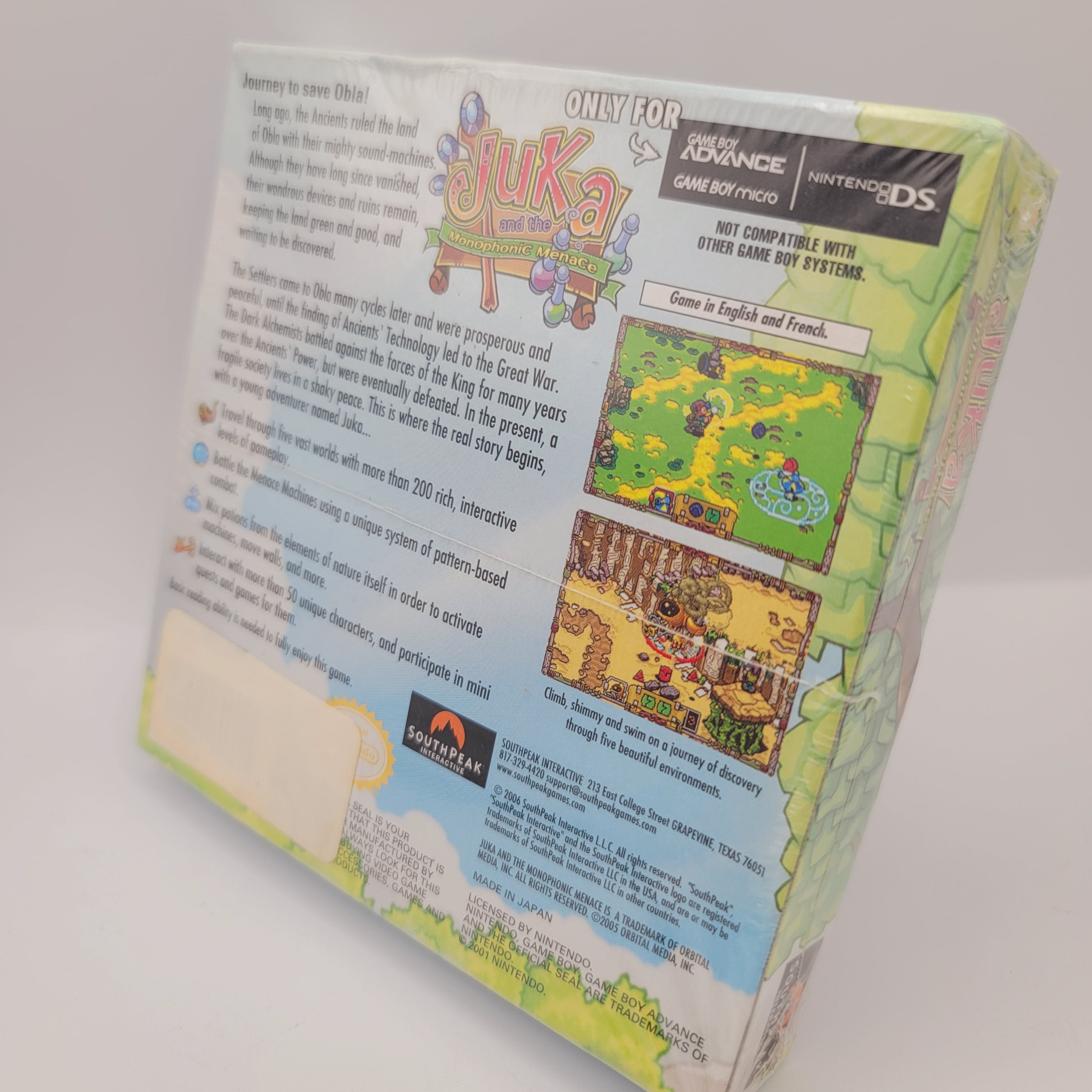 GBA - Juka and the Monophonic Menace (Complete in Box / Sealed)
