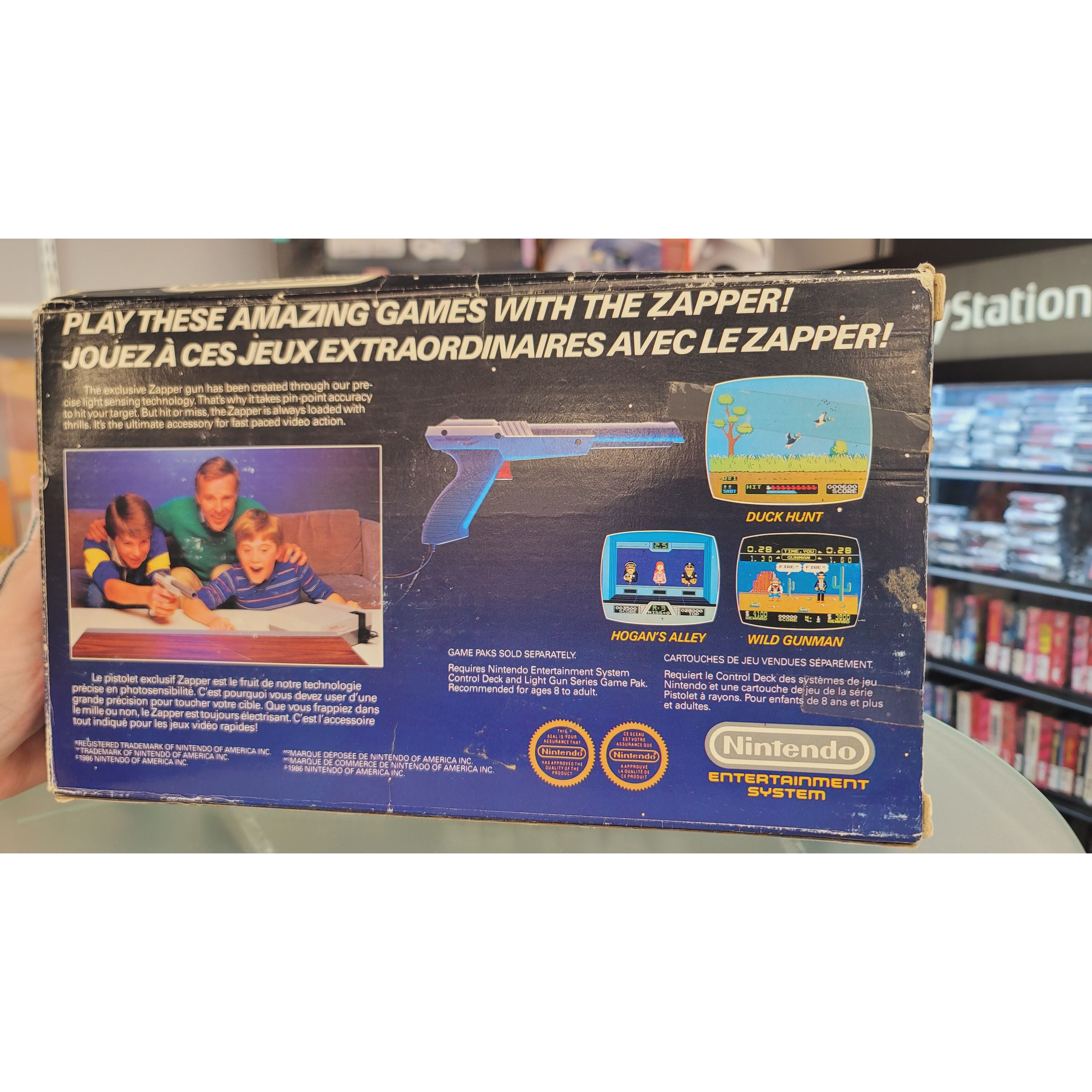 Nintendo Zapper Complete in Box (Grey)