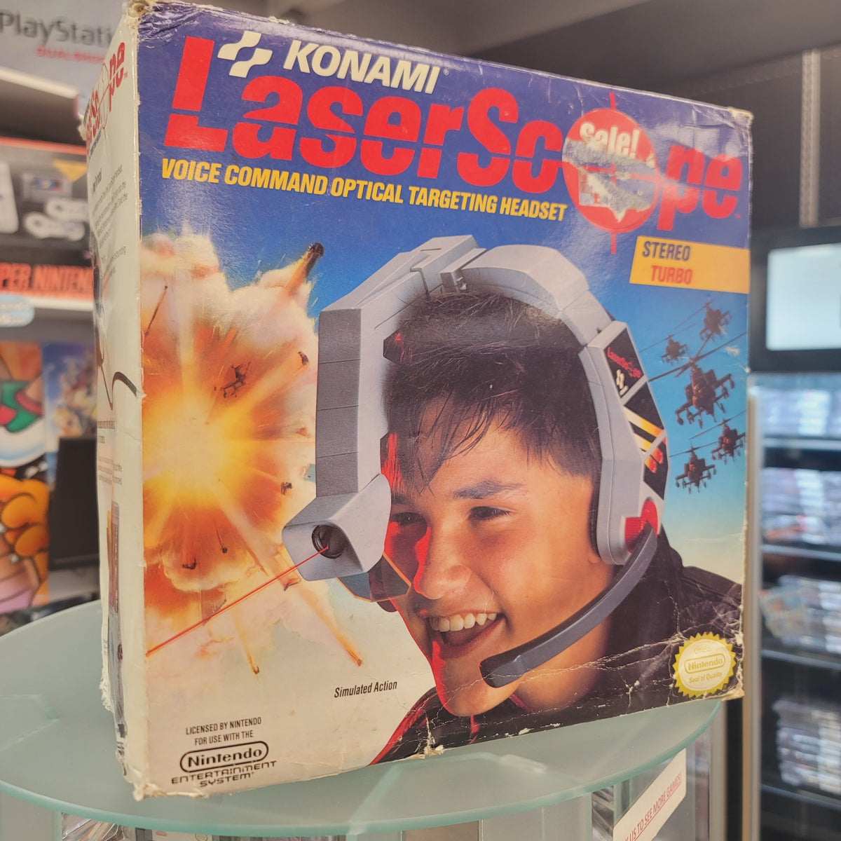 Konami LaserScope for NES Complete in Rough Box