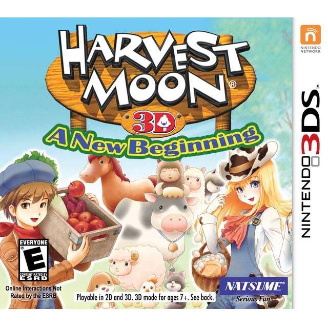 3DS - Harvest Moon 3D A New Beginning (In Case)