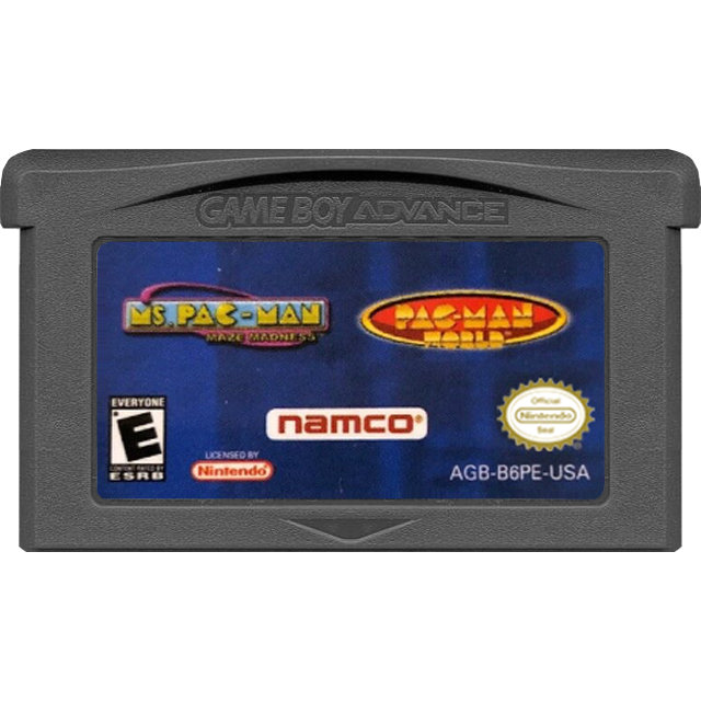 GBA - Ms. Pac-Man Maze Madness / Pac-Man World (Cartridge Only)