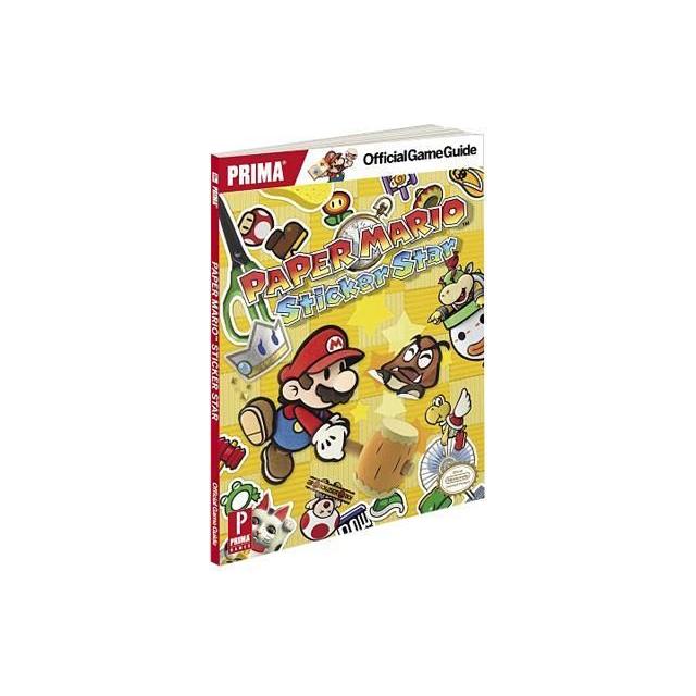Paper Mario Sticker Star Guide de jeu officiel avec feuille d'autocollants - Prima
