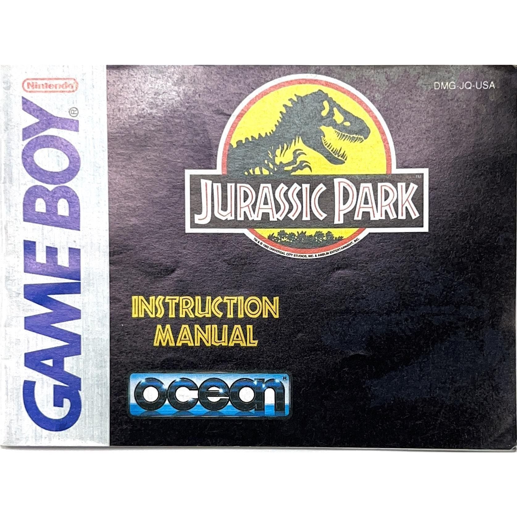 GB - Jurassic Park (Manual)