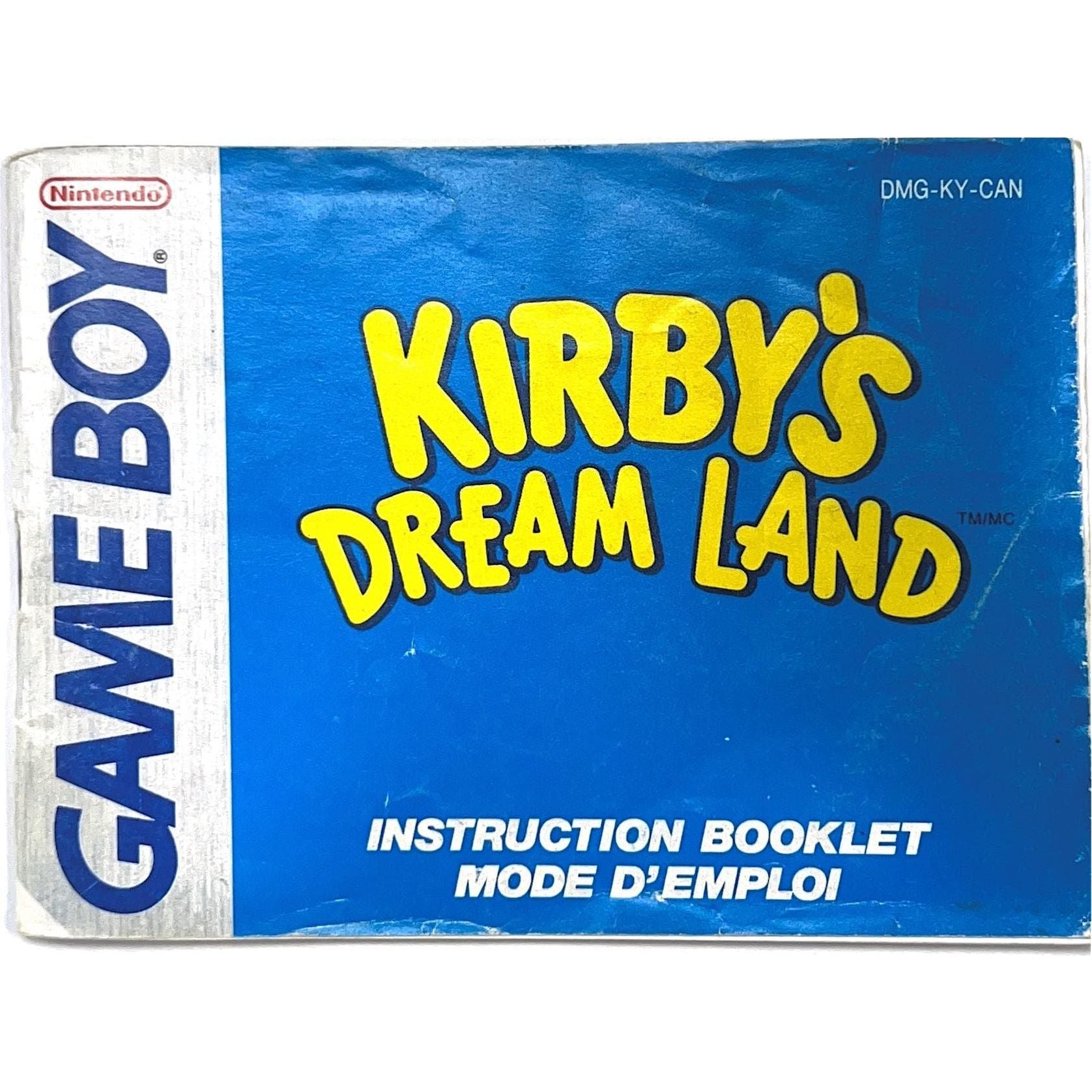 GB - Kirby's Dream Land (Manual)