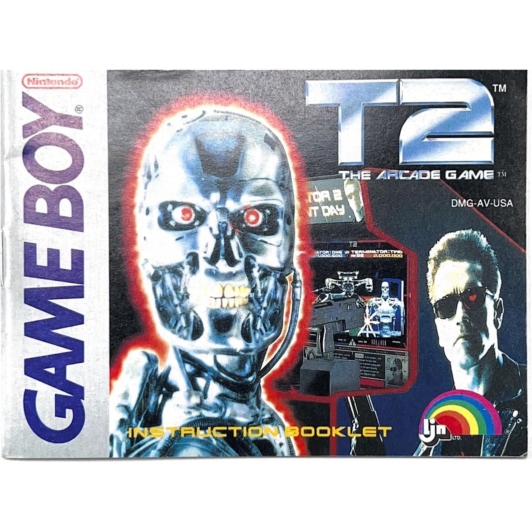 GB - T2 The Arcade Game (Manual)