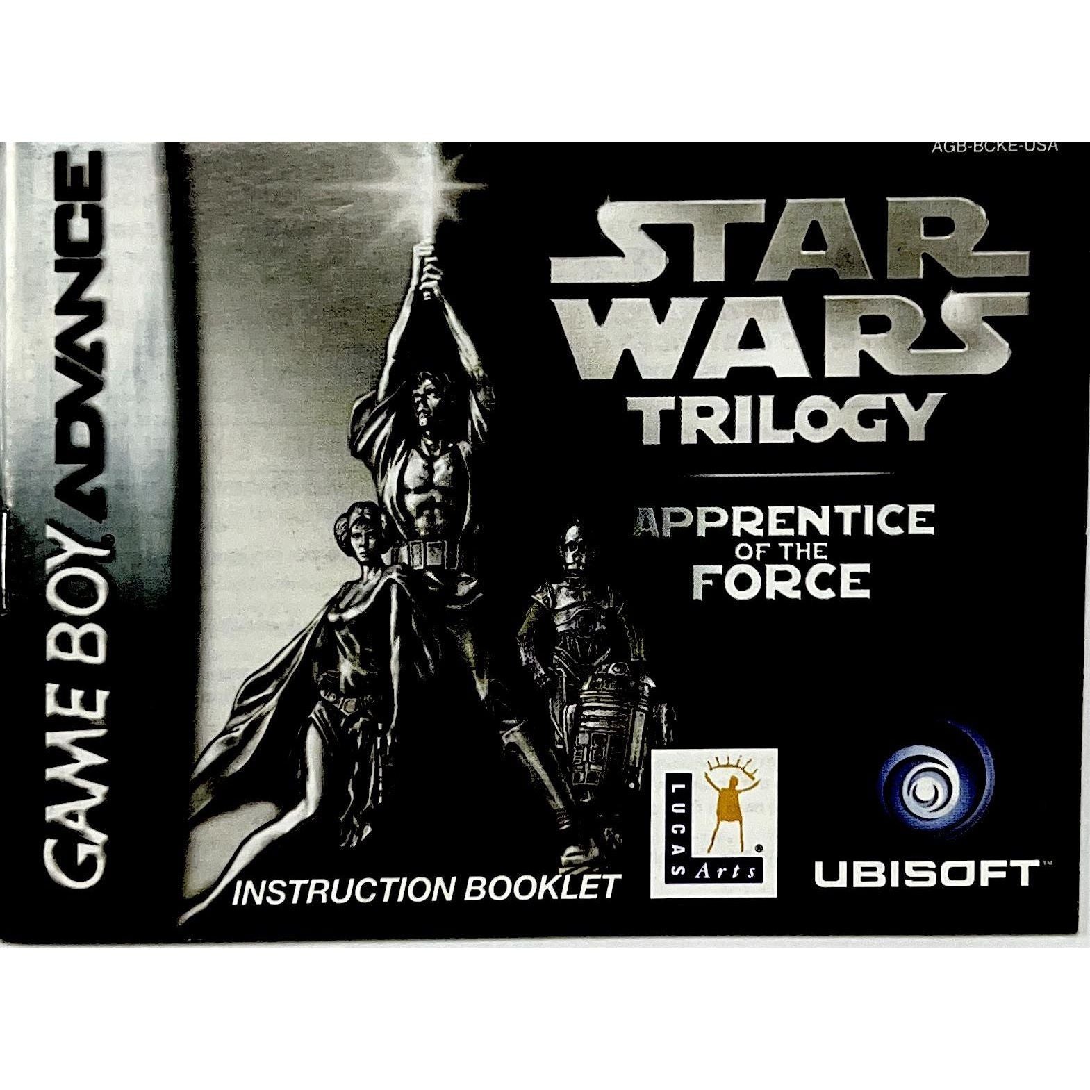GBA - Star Wars Trilogy Apprentice of the Force (Manual)