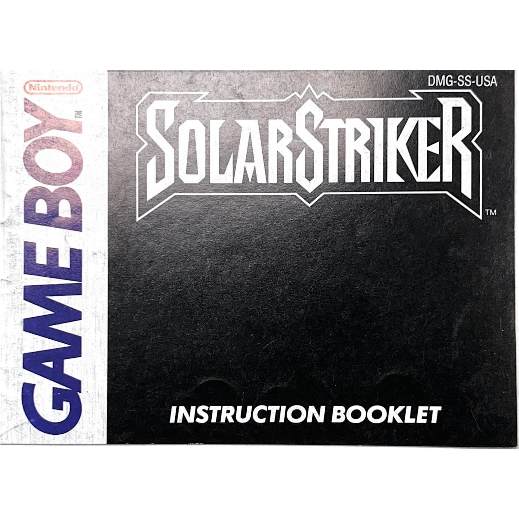 GB - Solar Striker (Manual)