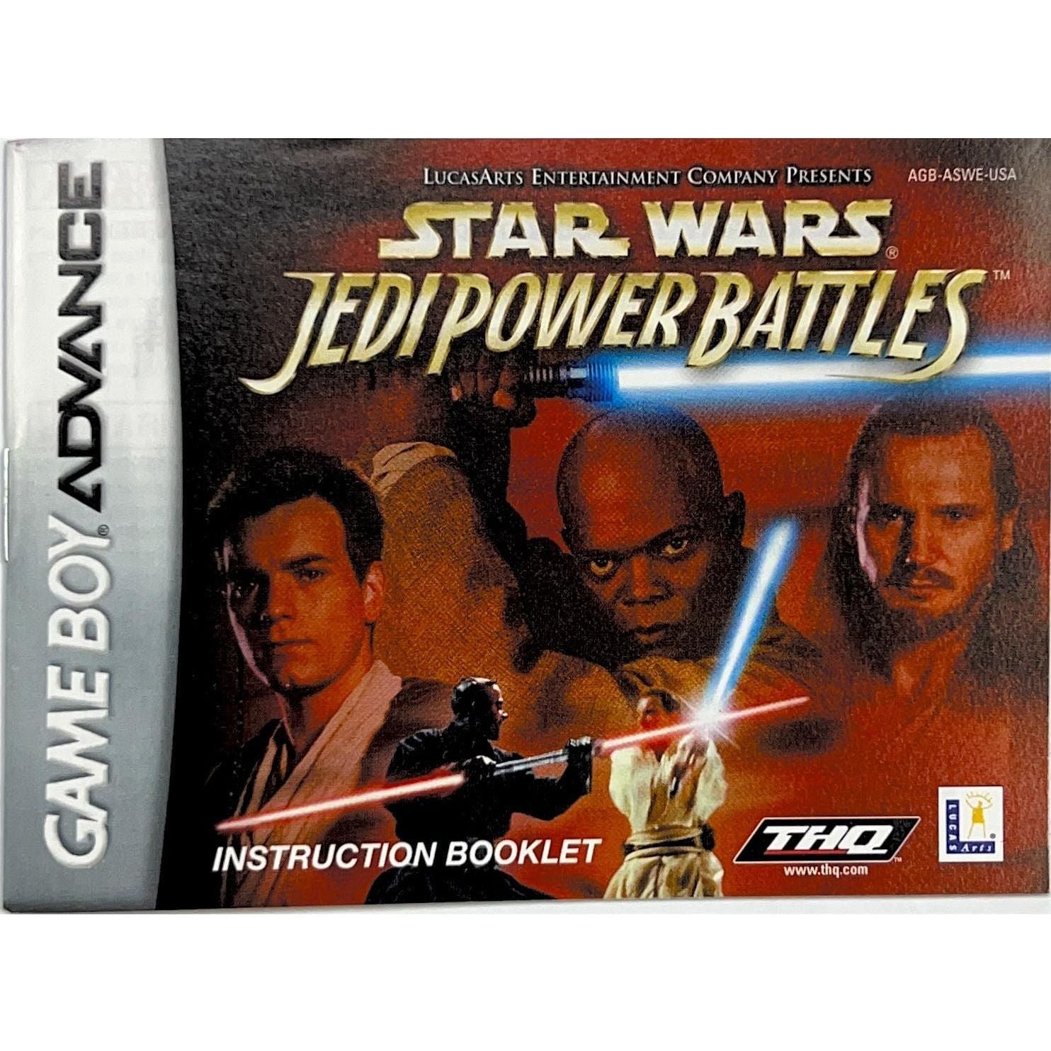 GBA - Star Wars Jedi Power Battles (Manual)