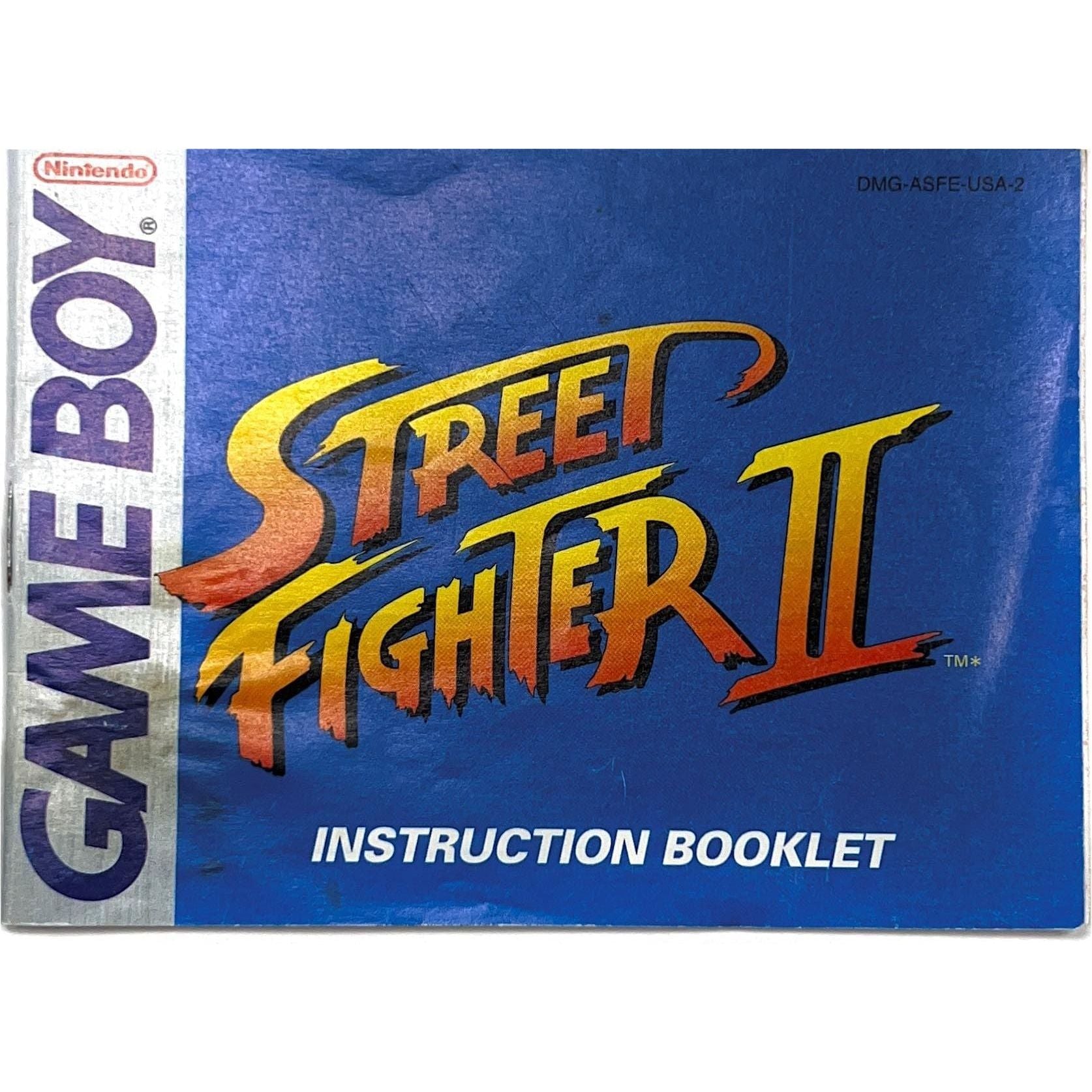 GB - Street Fighter II (Manual)