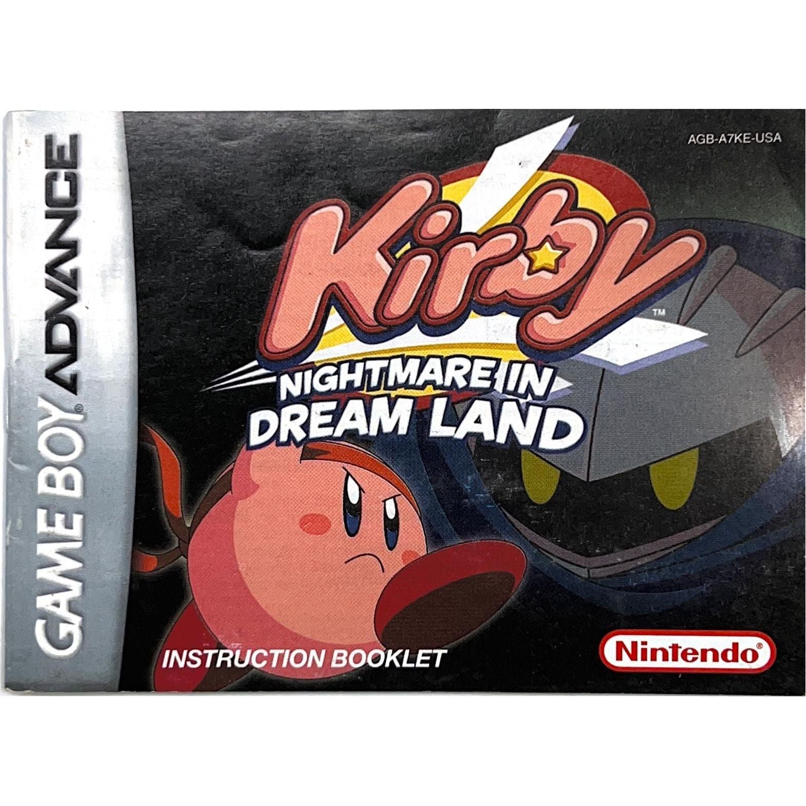 GBA - Kirby Nightmare in Dream Land (Manual)