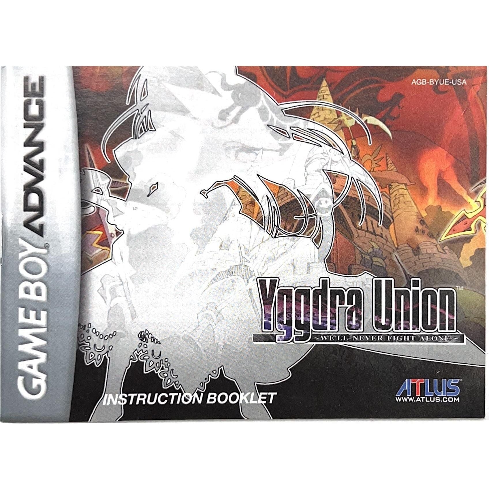 GBA - Yggdra Union We'll Never Fight Alone (Manual)