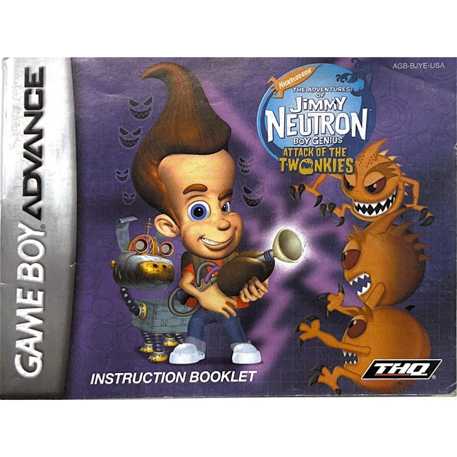 GBA - Jimmy Neutron Attack of the Twonkies (Manual)