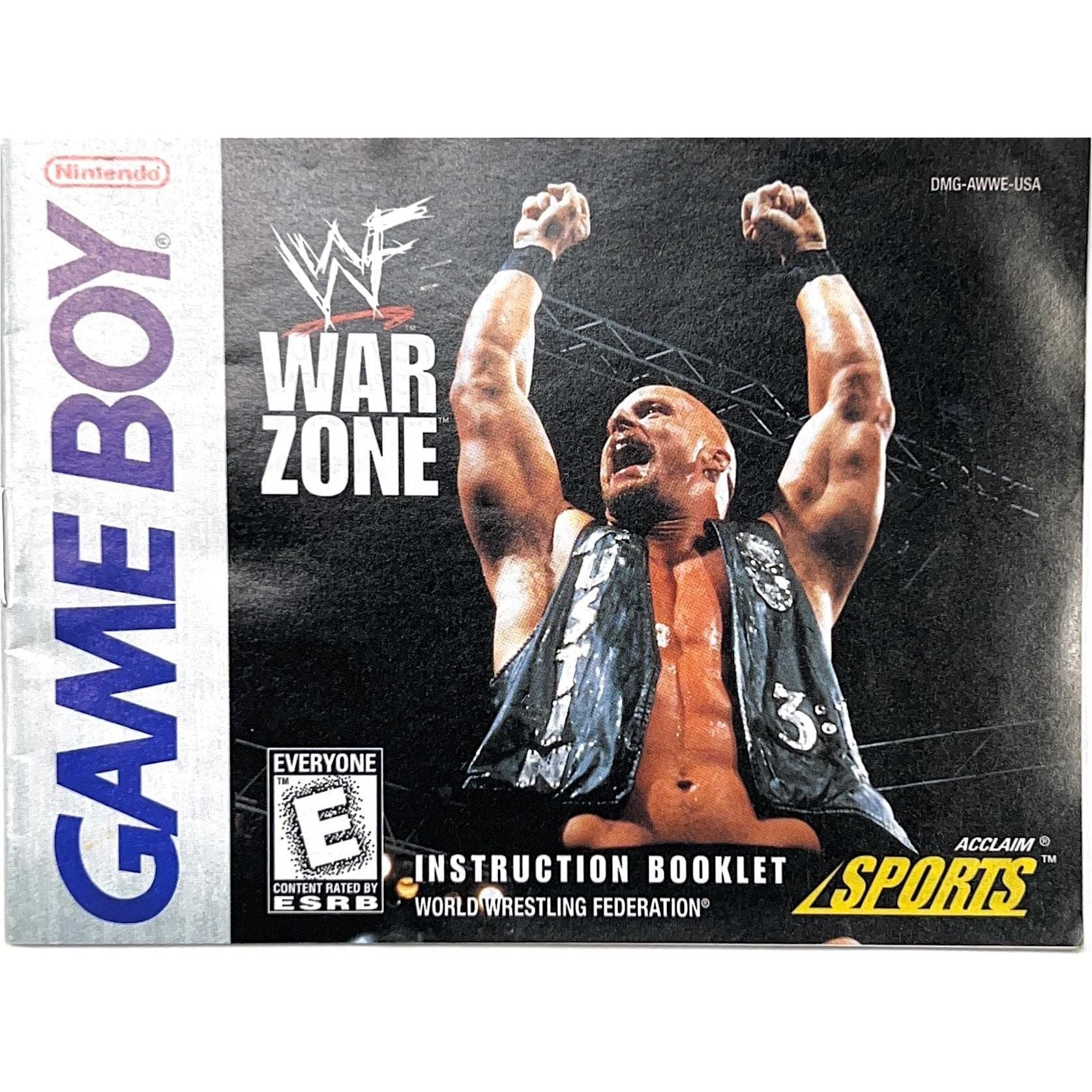 GB - WWF War Zone (Manual)