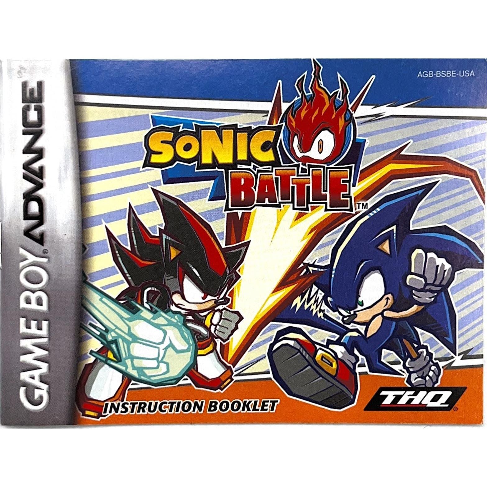 GBA - Sonic Battle (Manual)