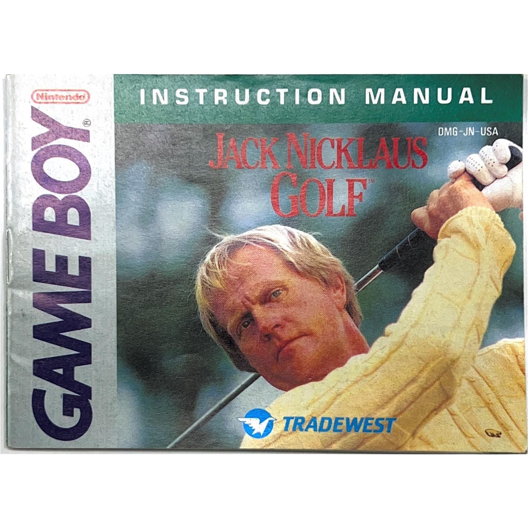 GB - Jack Nicklaus Golf (Manual)