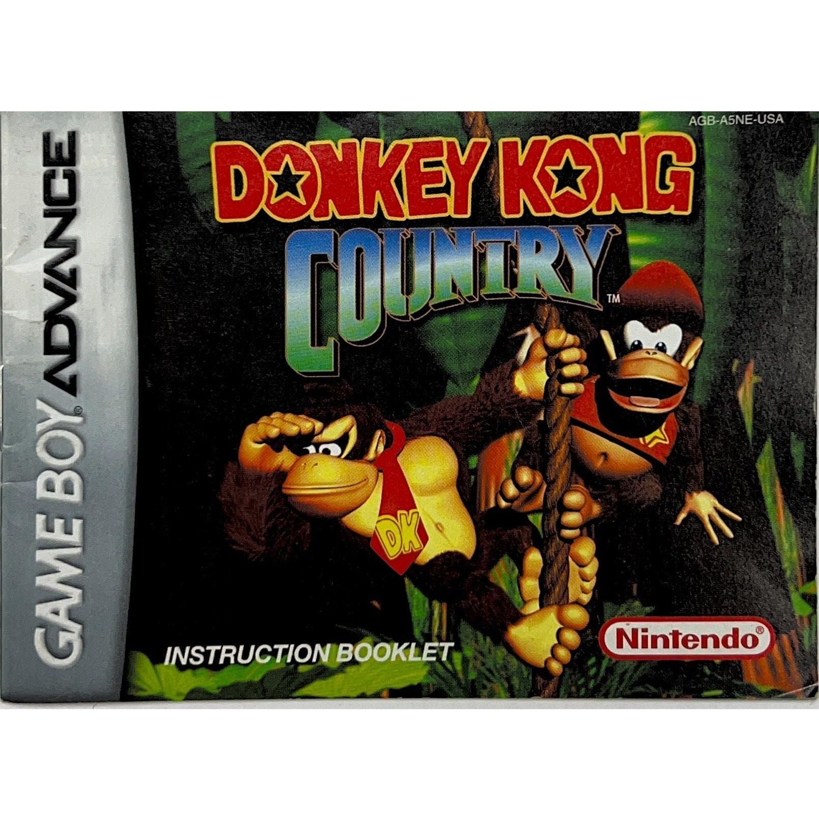 GBA - Donkey Kong Country (Manual)
