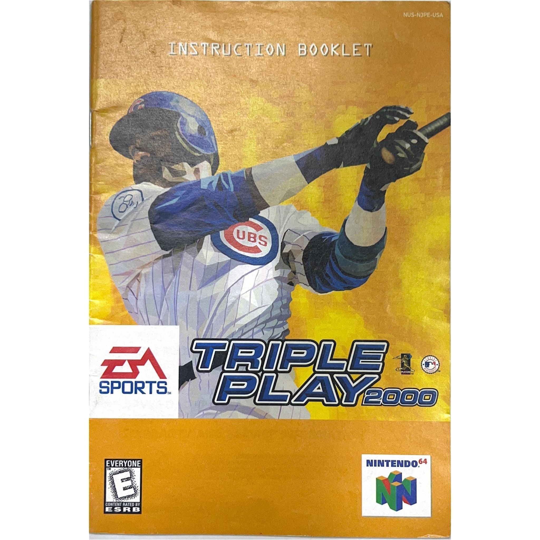 N64 - Triple Play 2000 (Manual)