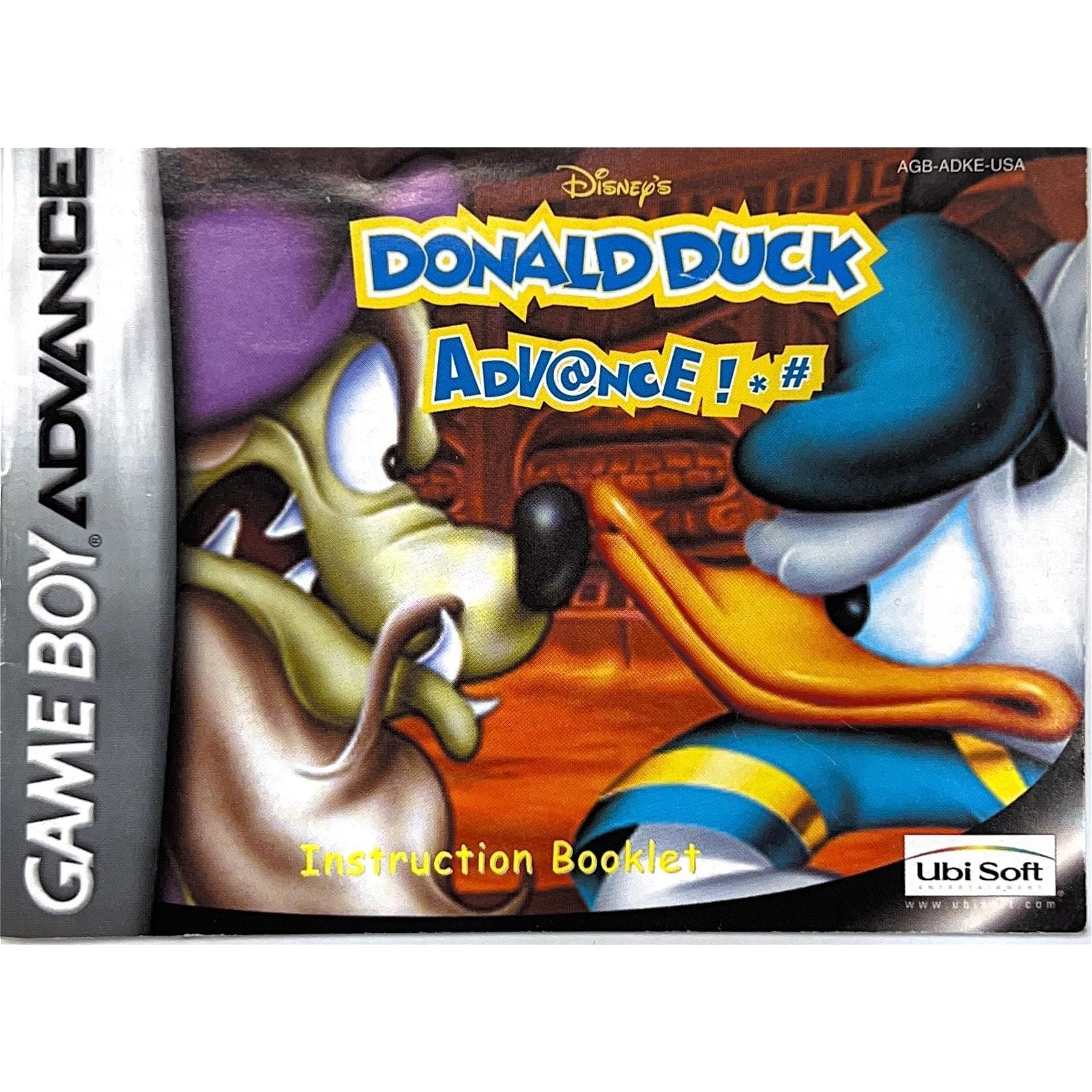 GBA - Donald Duck Advance (Manual)