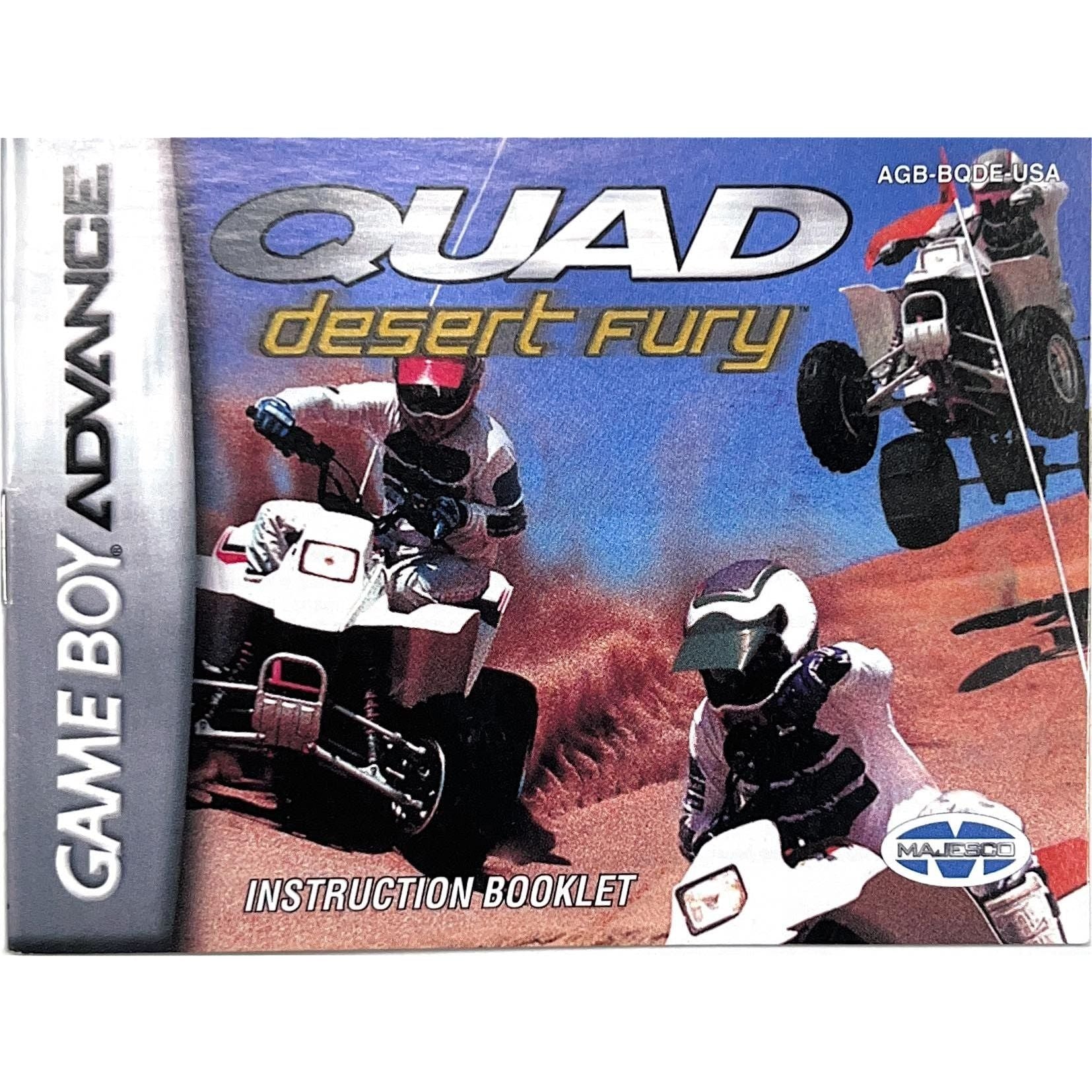 GBA - Quad Desert Fury (Manual)