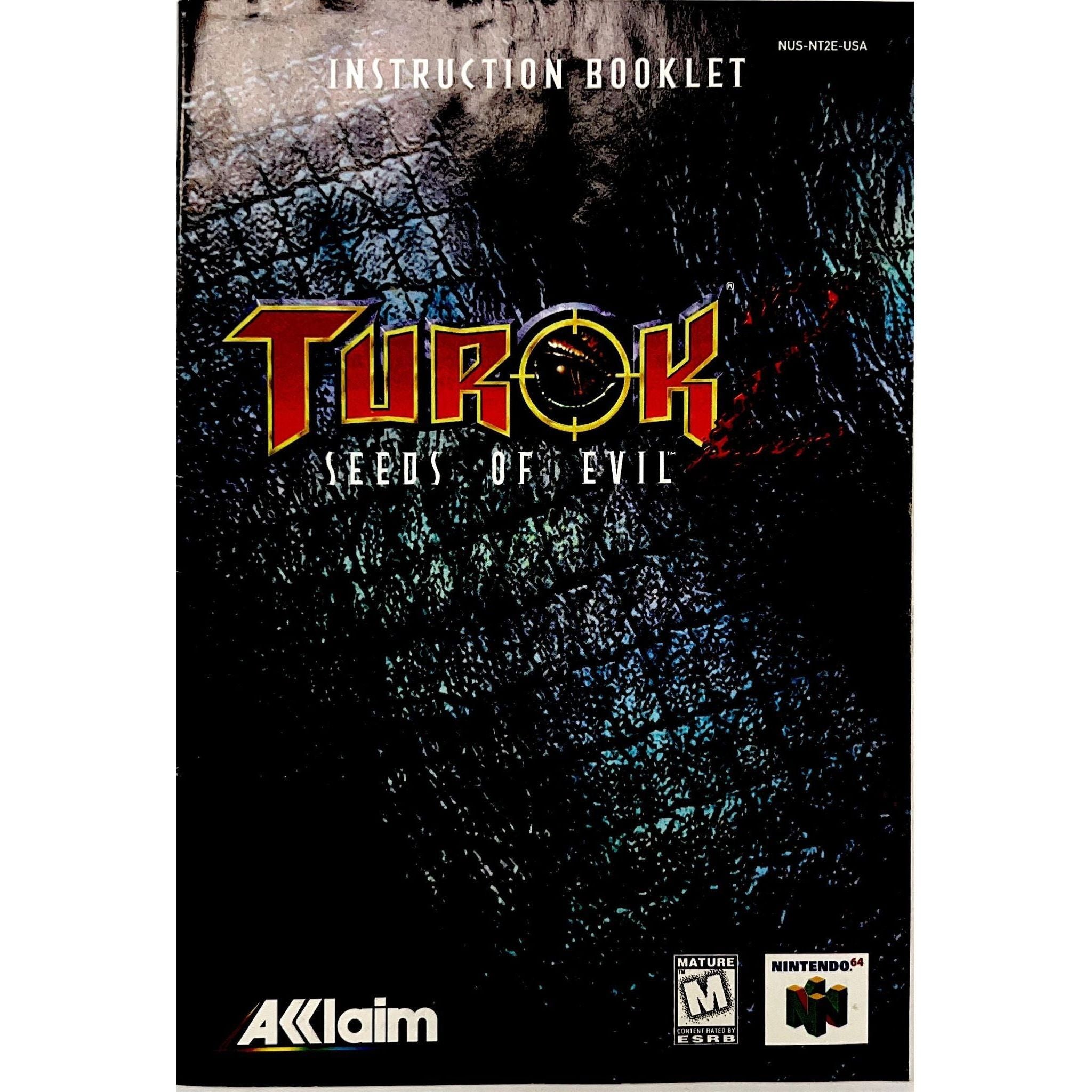 N64 - Turok 2 Seeds of Evil (Manual)