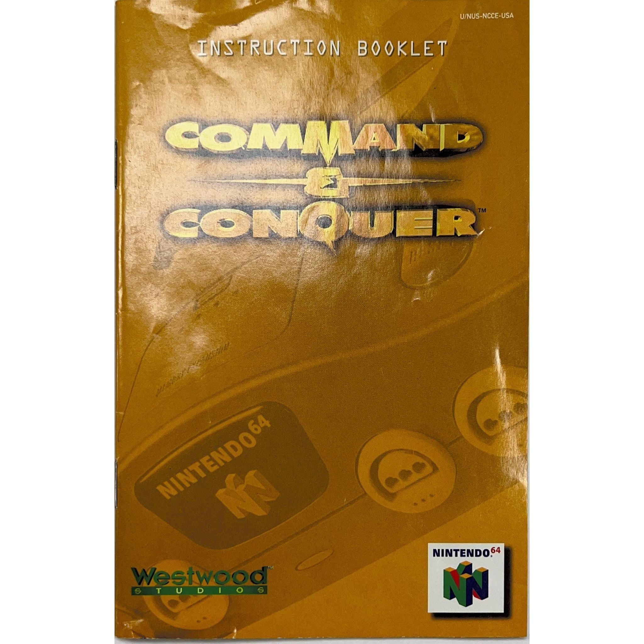 N64 - Command &amp; Conquer (Manuel)