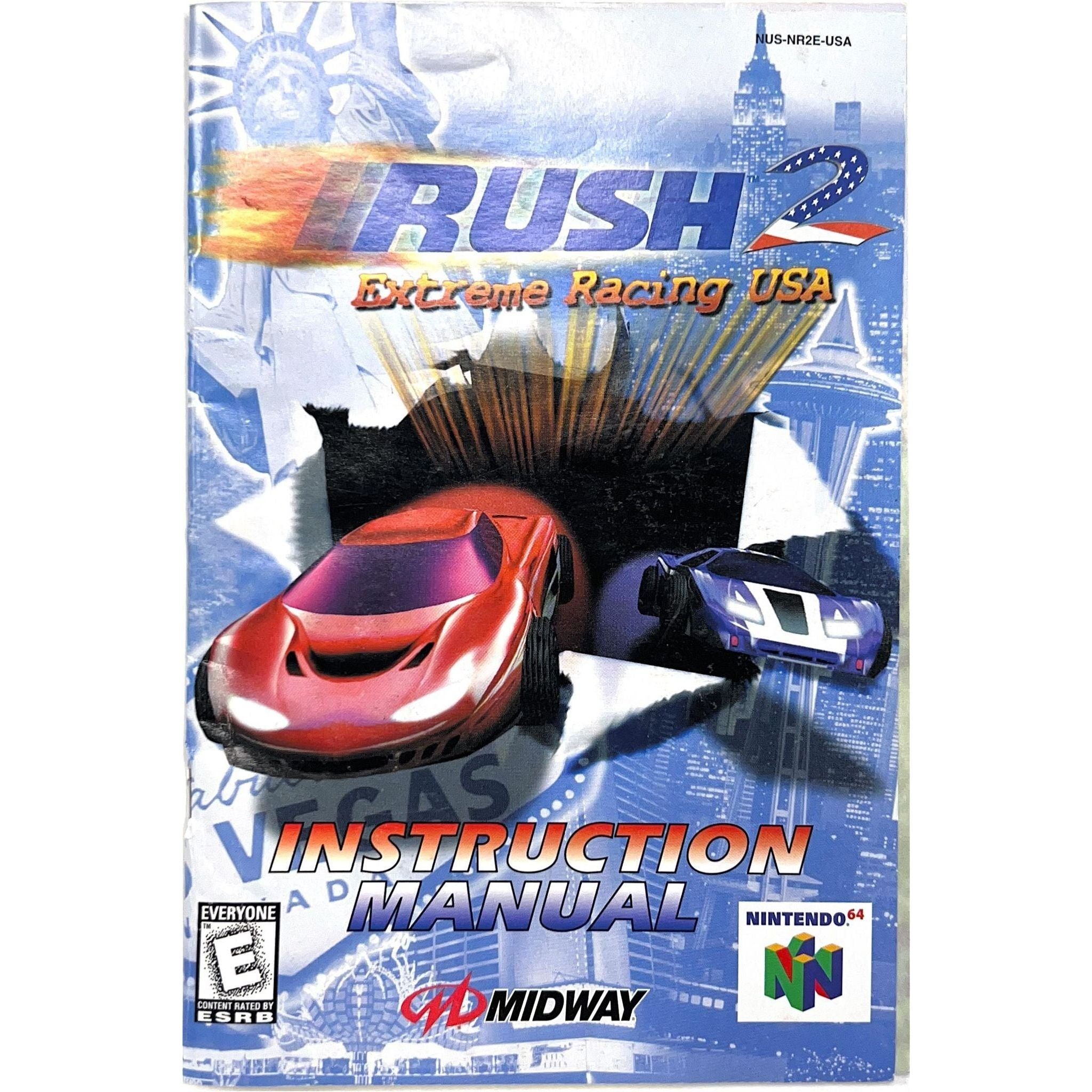 N64 - RUSH 2 Extreme Racing USA (Manual)