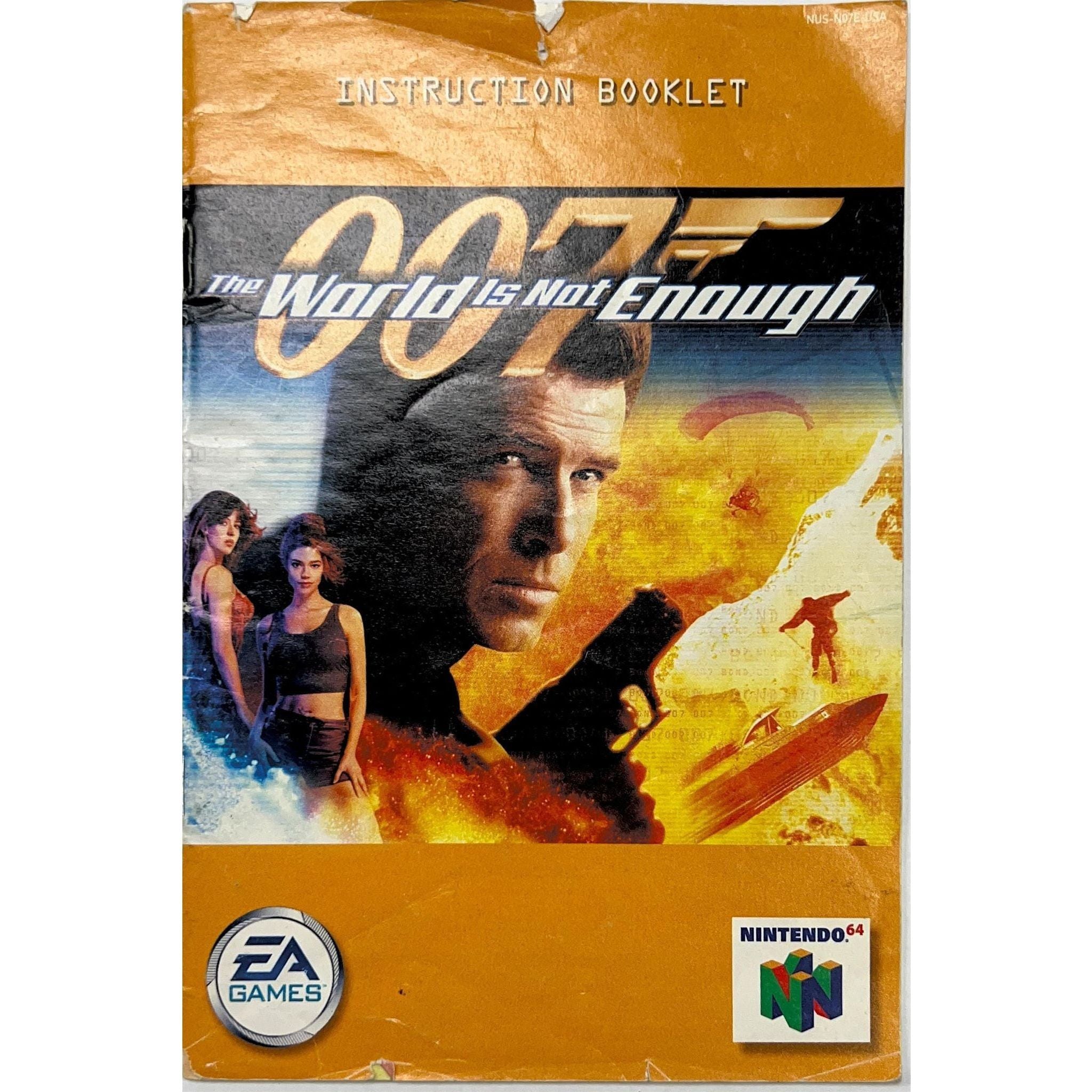 N64 - 007 The World is Not Enough (Manual)
